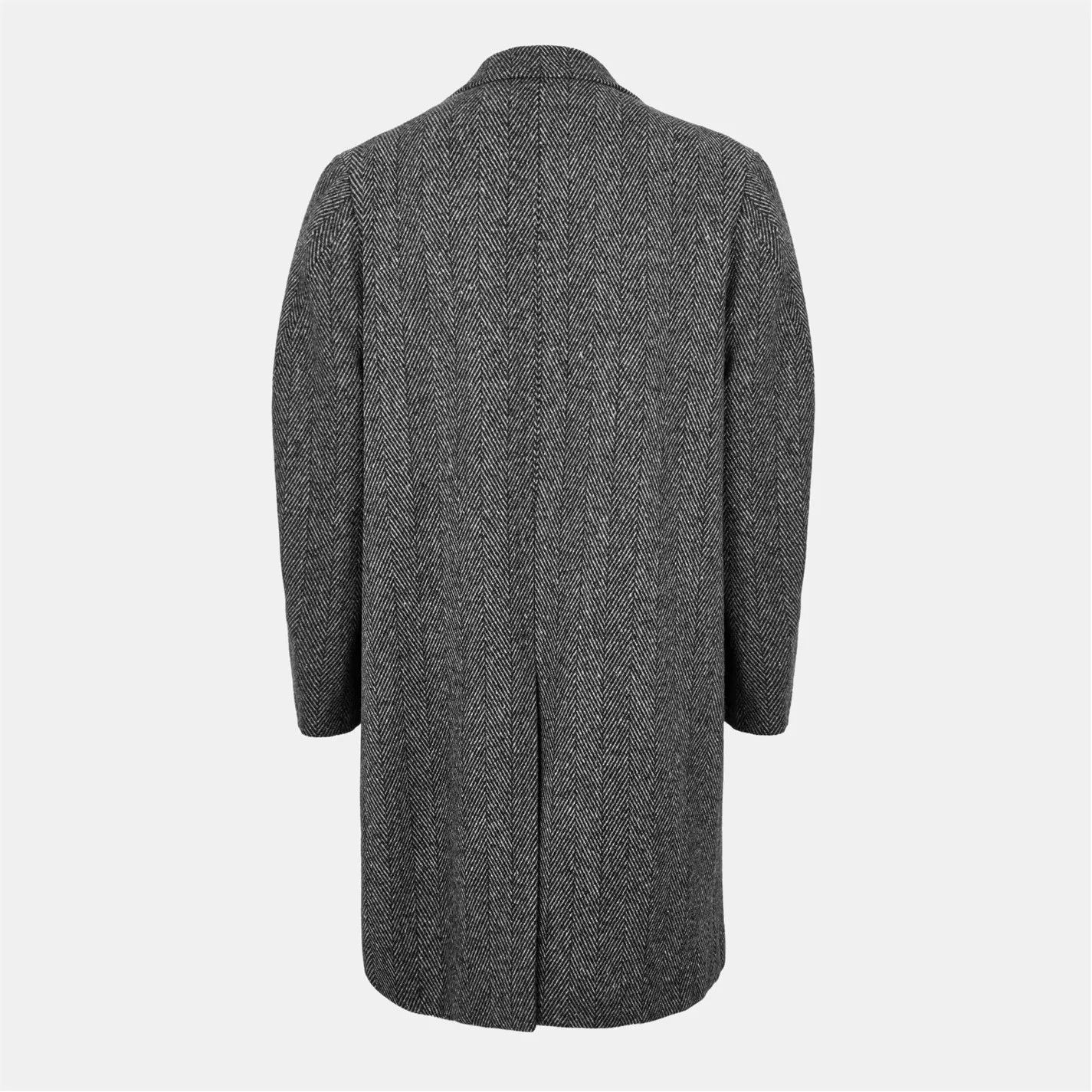 Givenchy o1g2r1mq0426 Wool-Mix Tailored Overcoat in Grey Size US XL / EU 56 / 4 - 2 Thumbnail