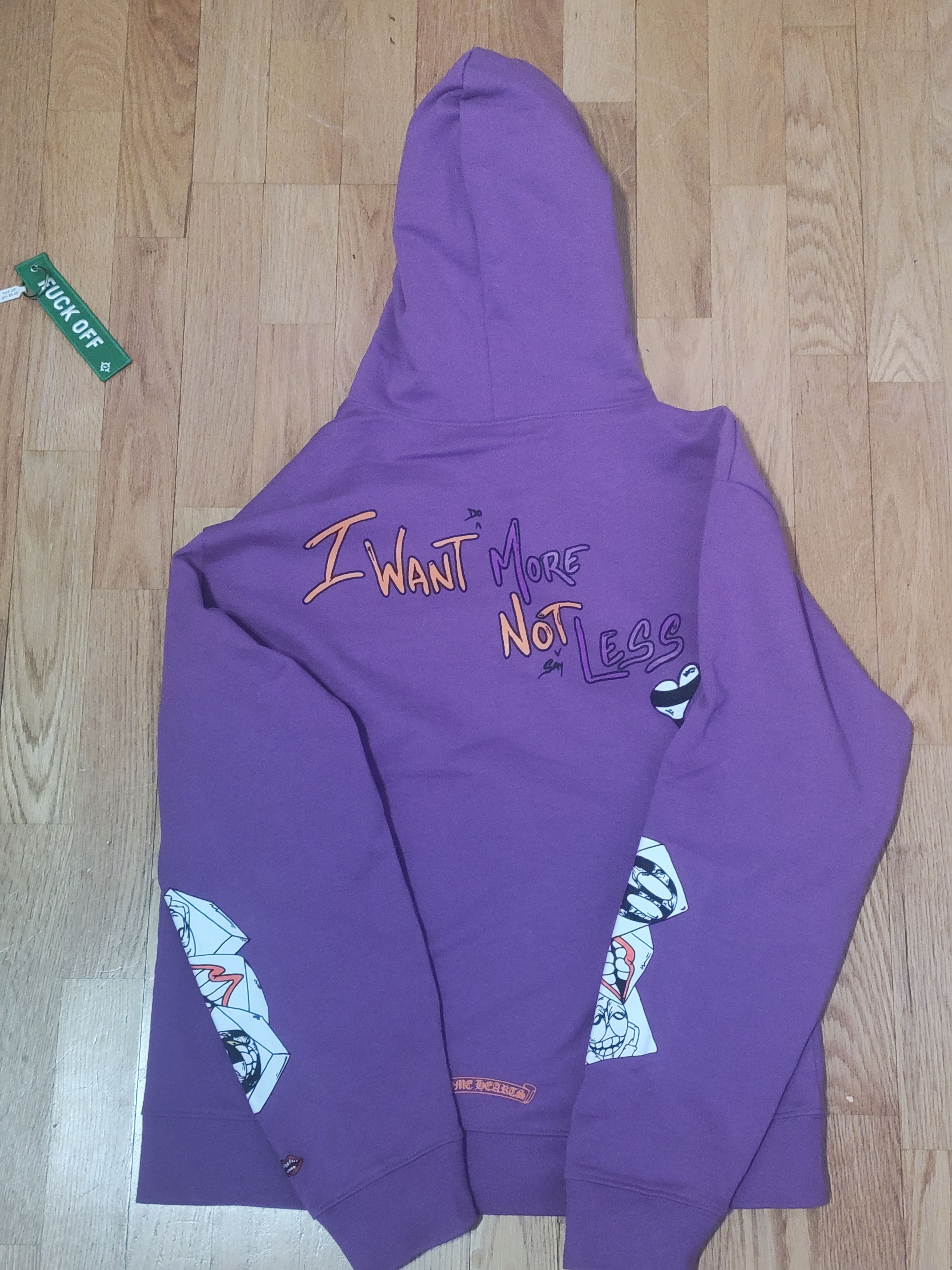 Chrome Hearts Chrome Hearts I Want More Not Less Hoodie Size US M / EU 48-50 / 2 - 6 Thumbnail