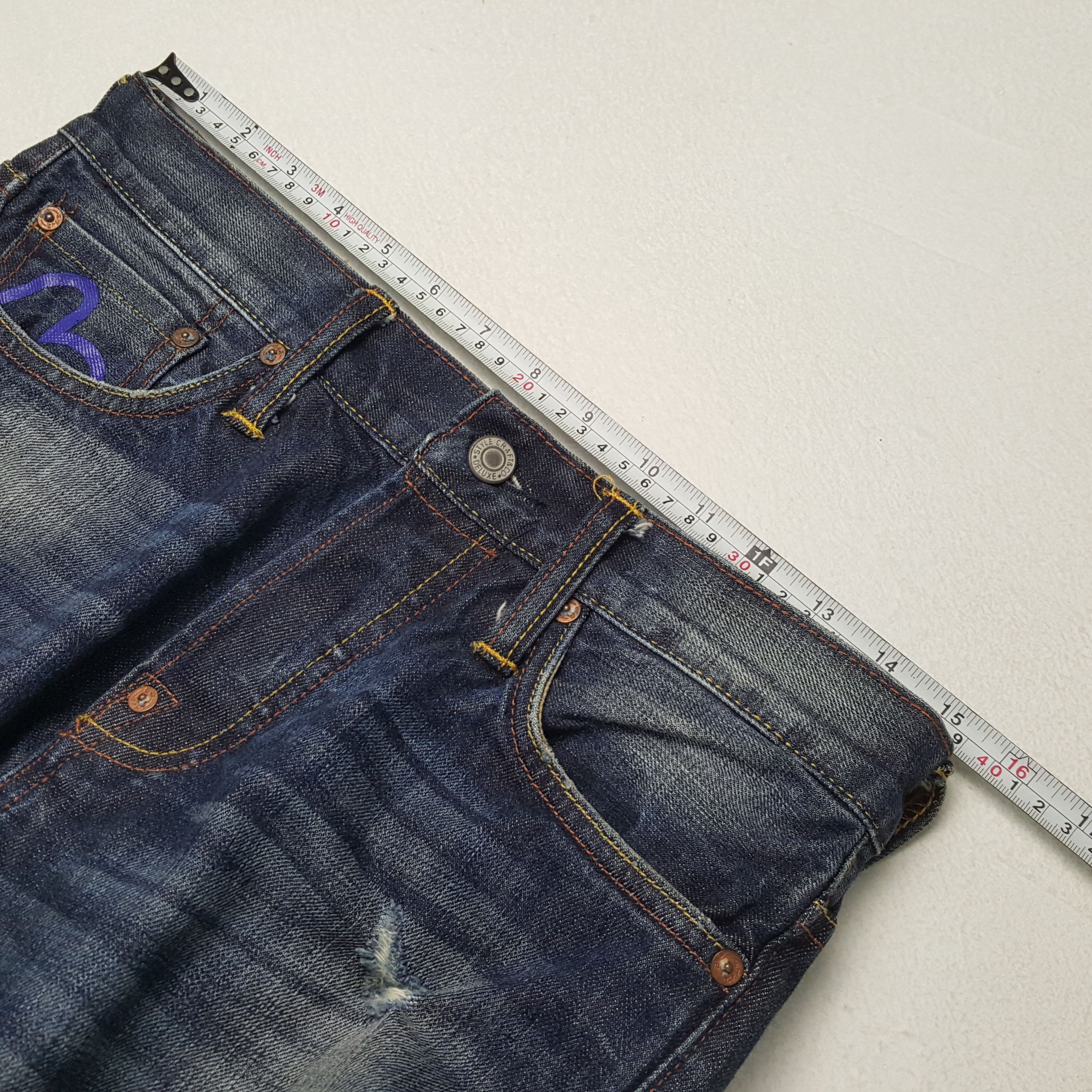 Evisu × Japanese Brand × Vintage Vintage EVISU Japanese Brand Daicock Custom Style Jeans Size US 30 / EU 46 - 7 Thumbnail