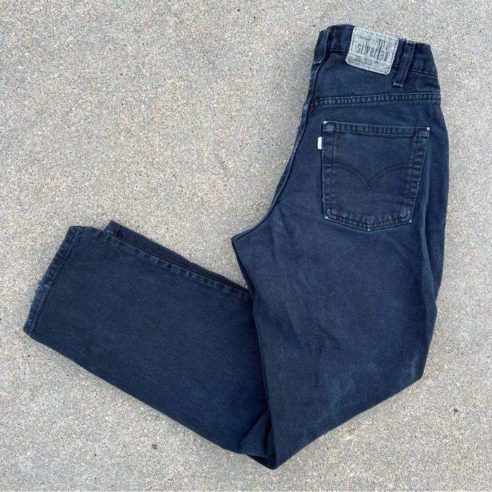 Levi's 90s Levi’s Silvertab black relaxed fit jeans size 30x30 | Grailed