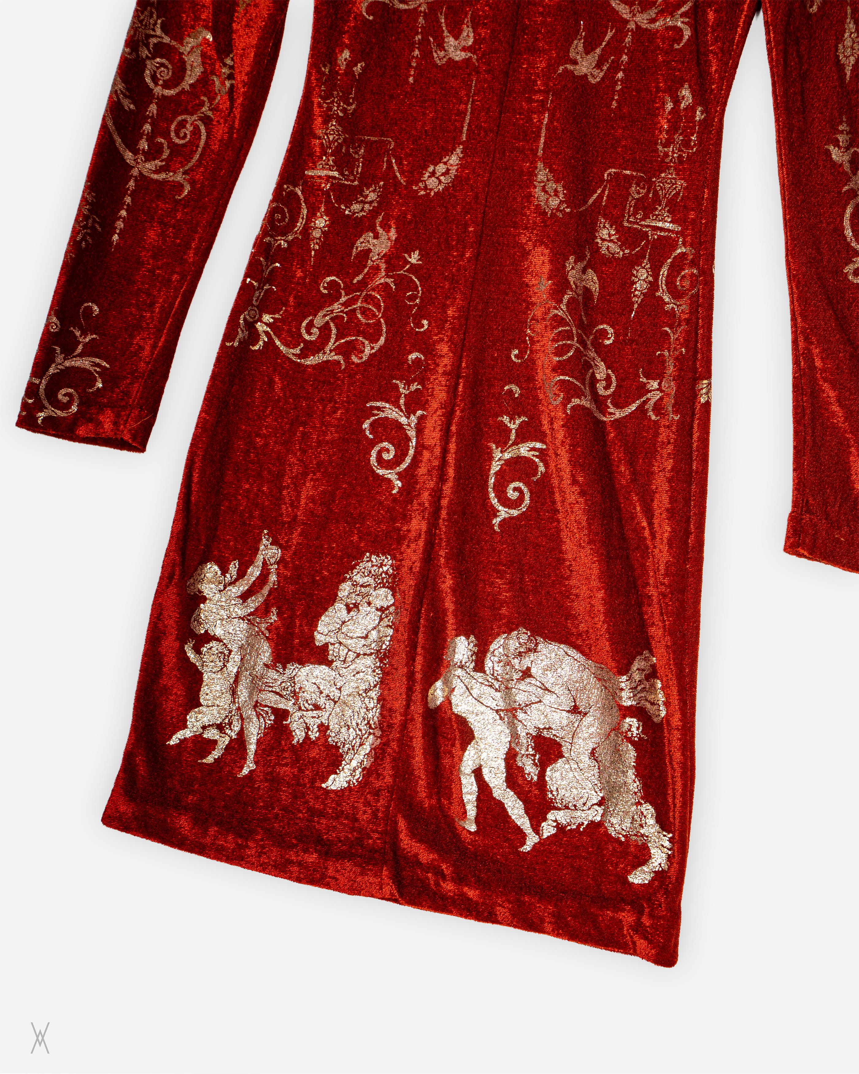 Vivienne Westwood Boulle Velvet Dress — Autumn/Winter 1990–1991 Size M / US 6-8 / IT 42-44 - 7 Thumbnail