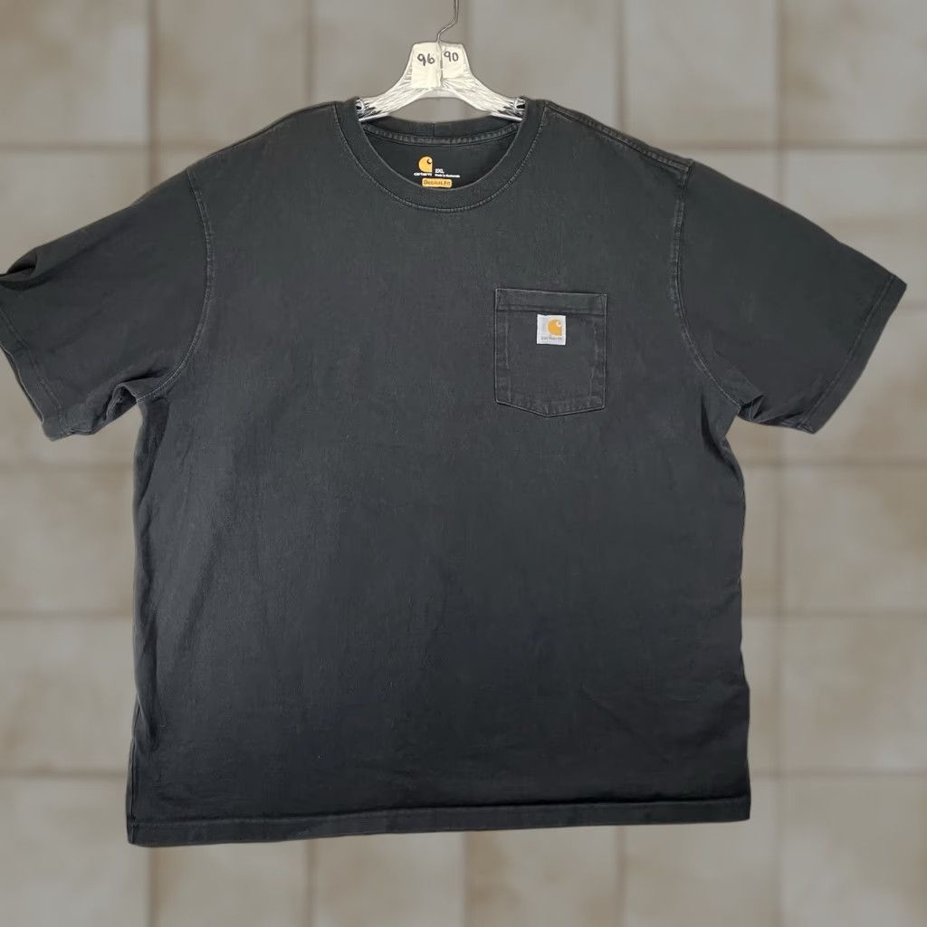 Carhartt Carhartt T-Shirt Mens 2XL Short Sleeve Crew Neck All Cotton Logo K87 Outdoor Classic Size US XXL / EU 58 / 5 - 1 Thumbnail
