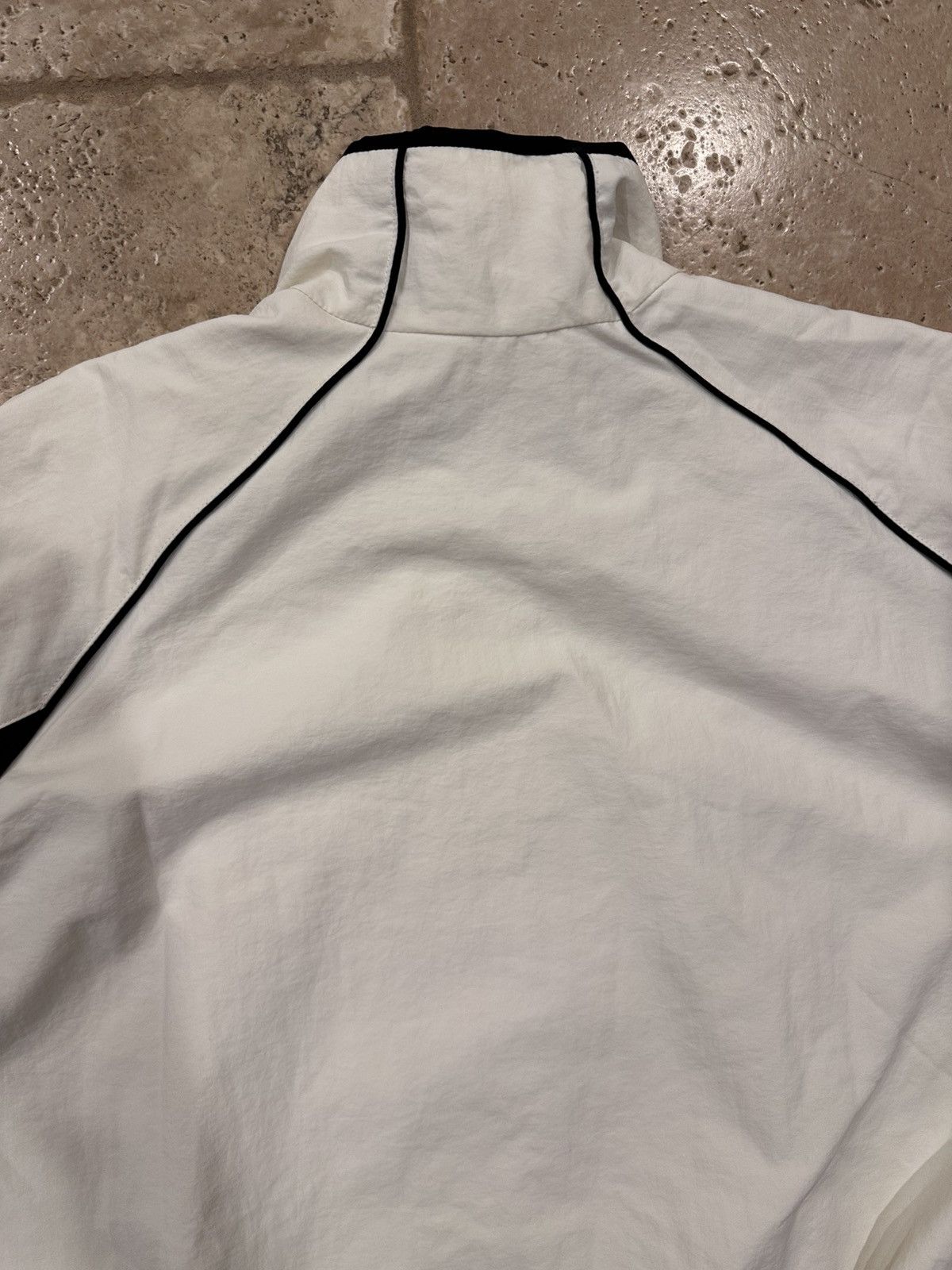 Balenciaga Balenciaga Sport Icon 3B White Zip Track Windbreaker Jacket Size US XXS / EU 40 - 10 Thumbnail