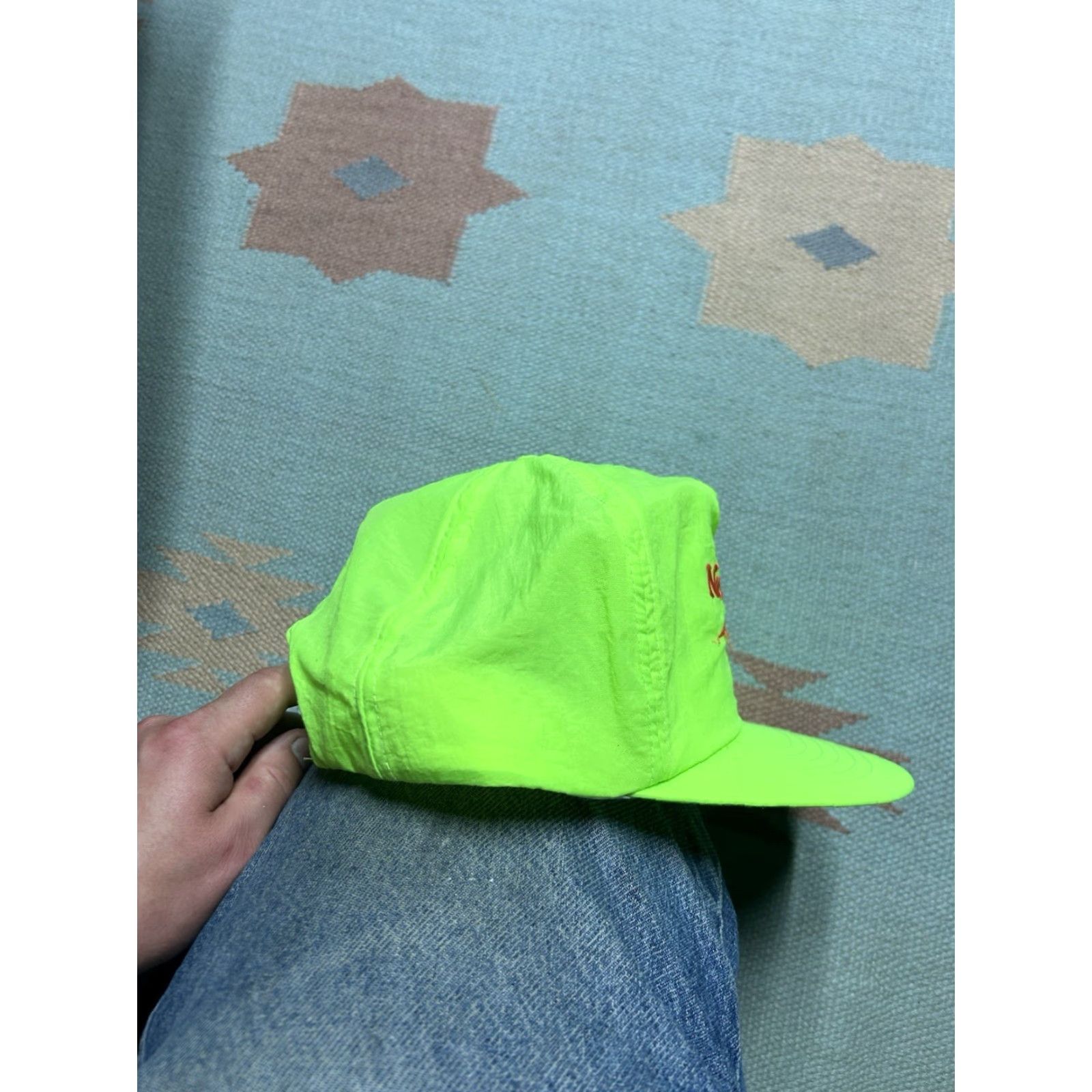 Vintage VINTAGE Newport Hat SnapBack Green Hi Vis Promo Adjustable Men Size ONE SIZE - 8 Thumbnail