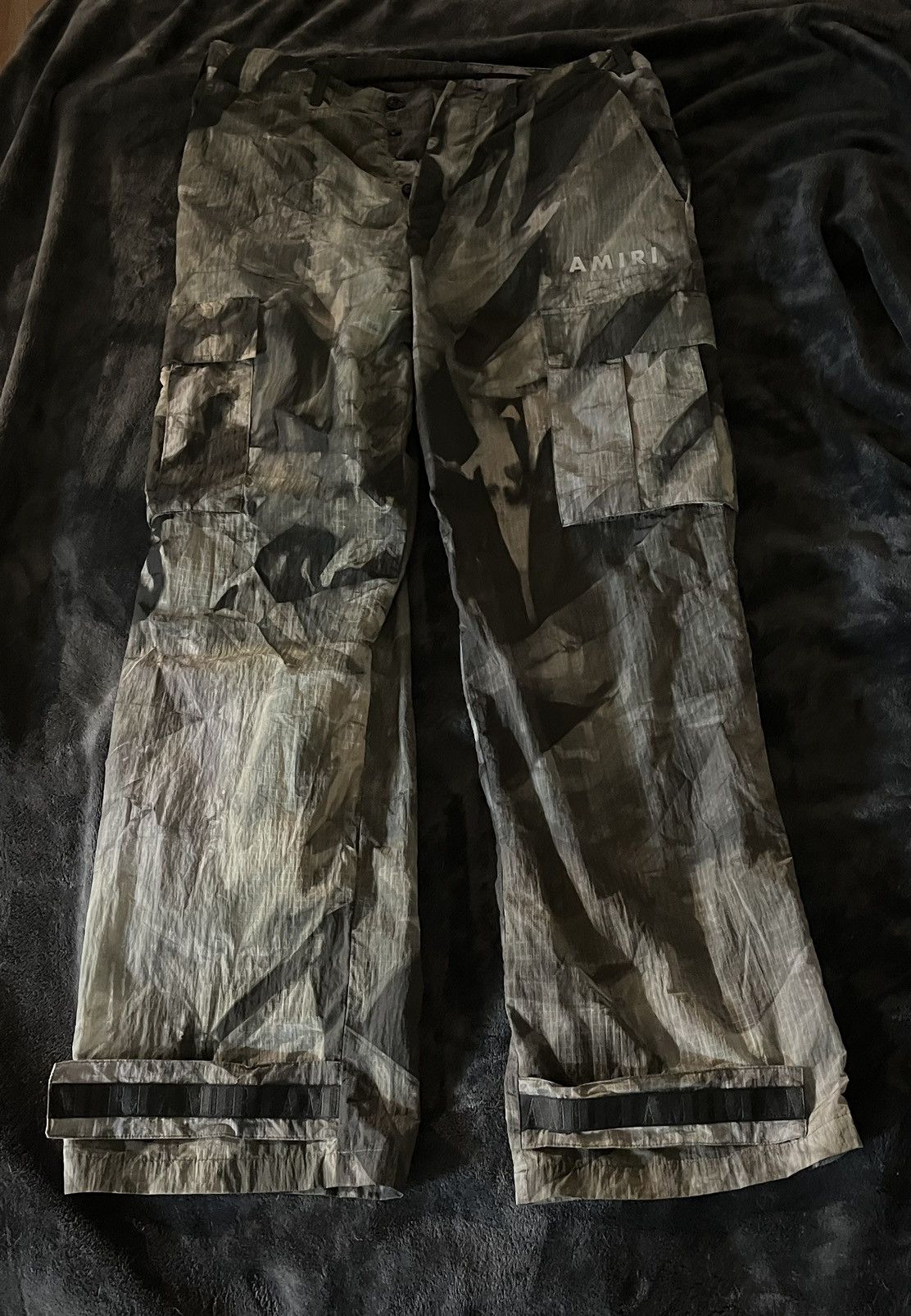 Other AMIRI men’s camo crinkle nylon pants Size US 40 / EU 56 - 1 Thumbnail