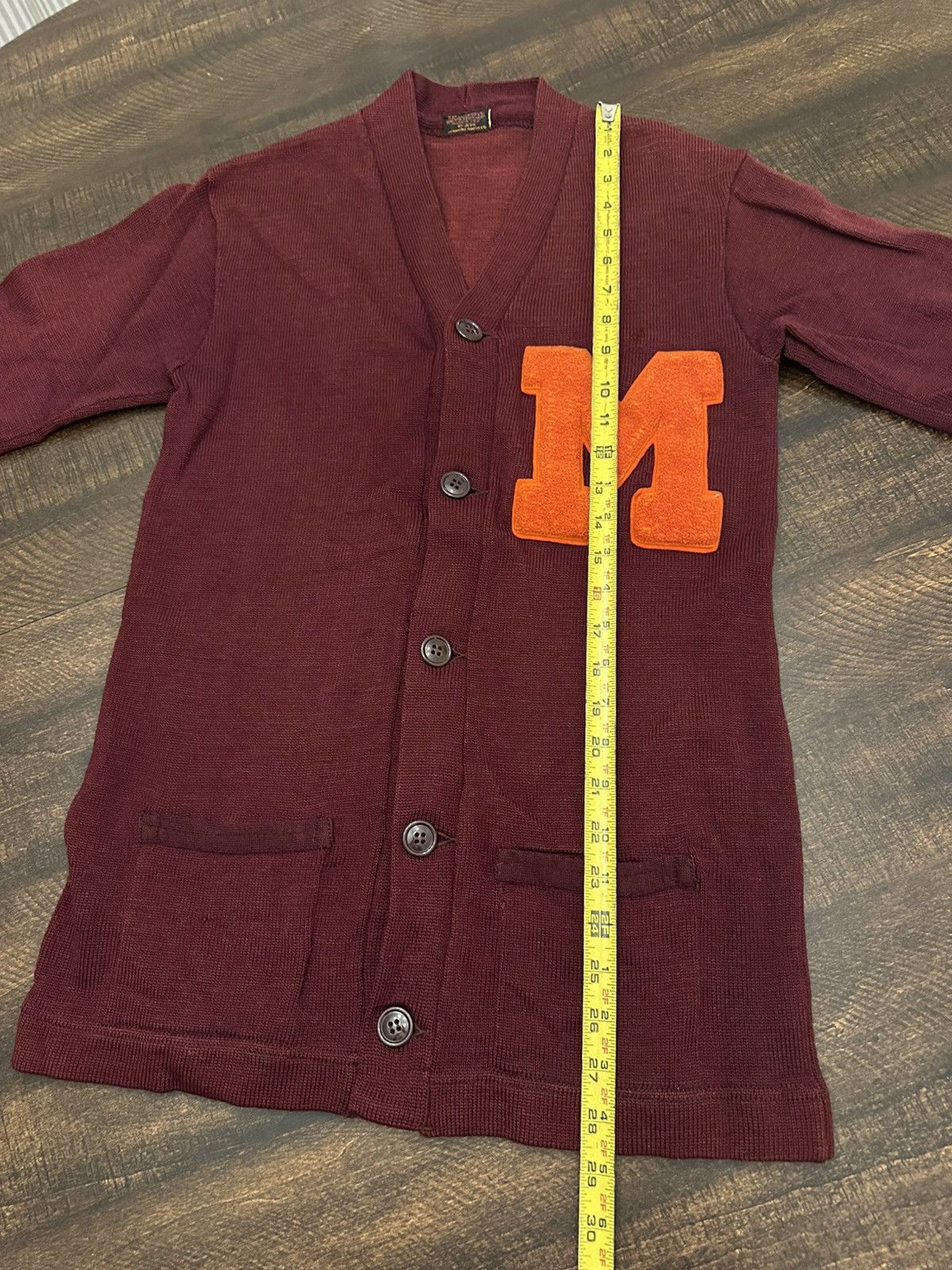 Wilson VTG 50’s/60’s Wilson’s Letterman Sweater-28.5x17.5-(Men’s S) Size US S / EU 44-46 / 1 - 7 Thumbnail