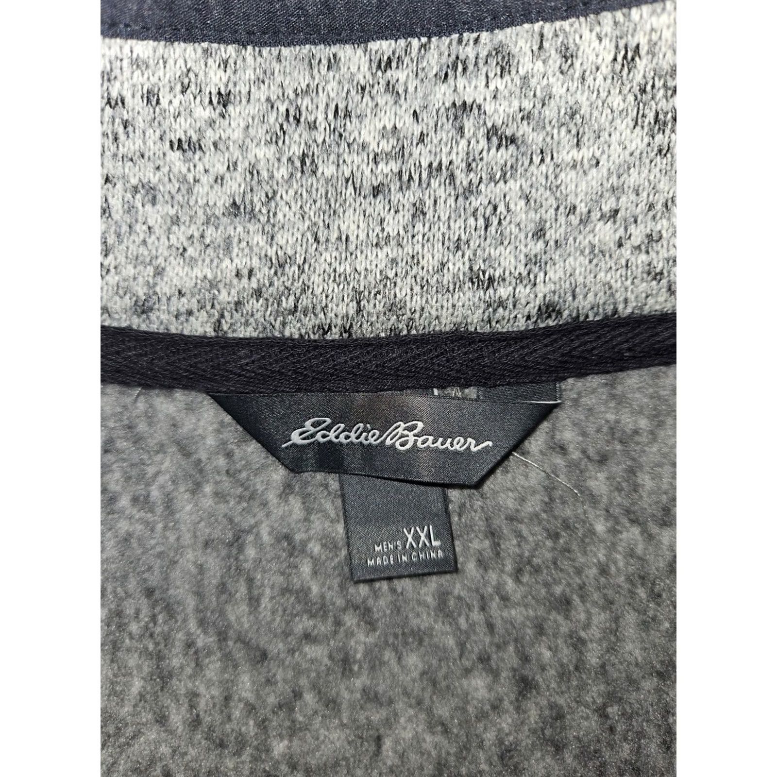 Eddie Bauer Eddie Bauer Radiator Fleece Pullover Sweater Gray XXL Men's Mock Neck Snap Long Sleeve Size US XXL / EU 58 / 5 - 2 Thumbnail