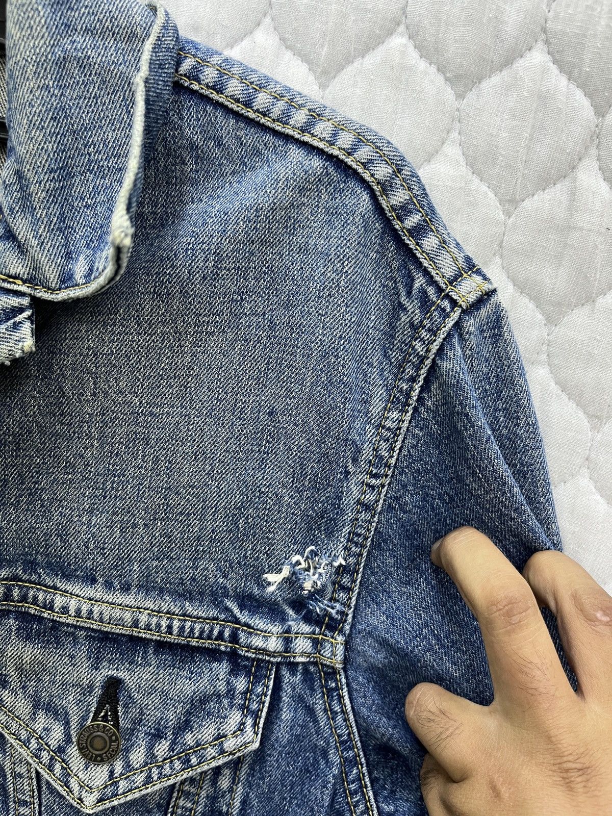 Levi's 🔥🔥🔥STEALS VTG LEVIS BIG E TRUCKER JACKET Size US S / EU 44-46 / 1 - 13 Thumbnail