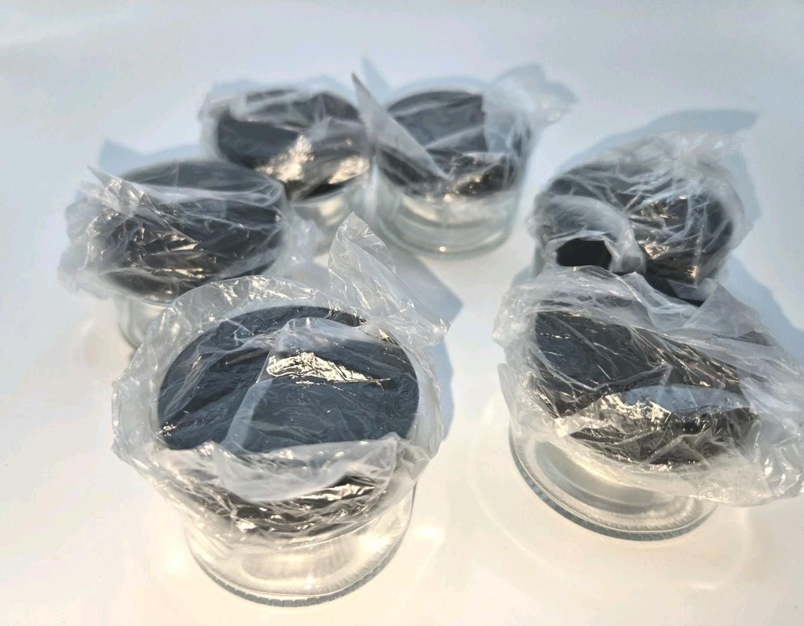 Other 6 Pack 1 Oz Clear Glass Containers With Lids & Inner Liners Size ONE SIZE - 5 Thumbnail