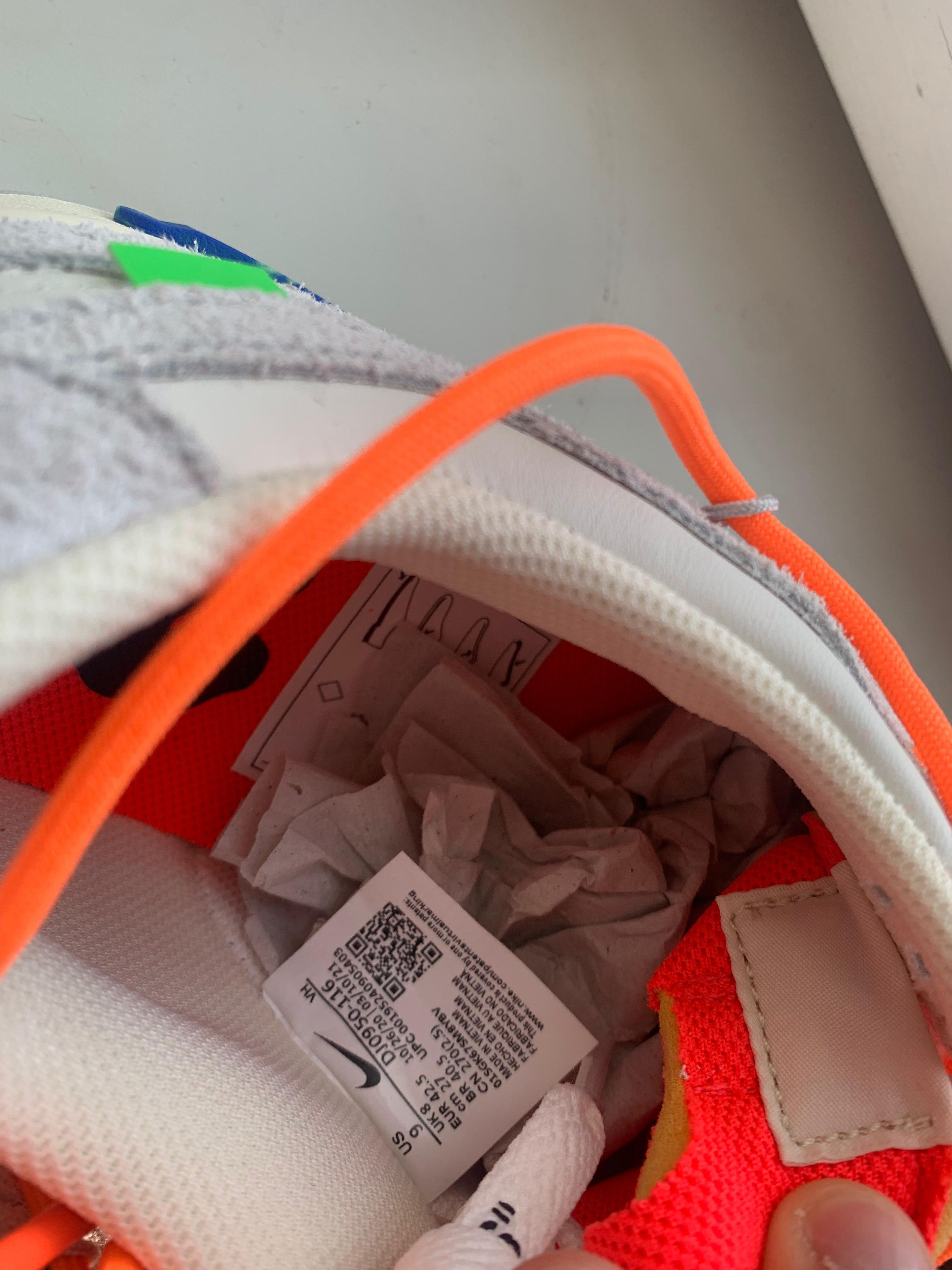 Nike × Off-White Nike SB Off-White Lot 31 Size US 9 / EU 42 - 8 Thumbnail