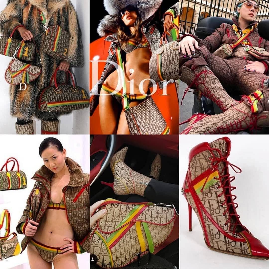 Dior Sick 🔥🔥Vintage Dior Rasta Shoes Size US 7 / IT 37 - 13 Thumbnail