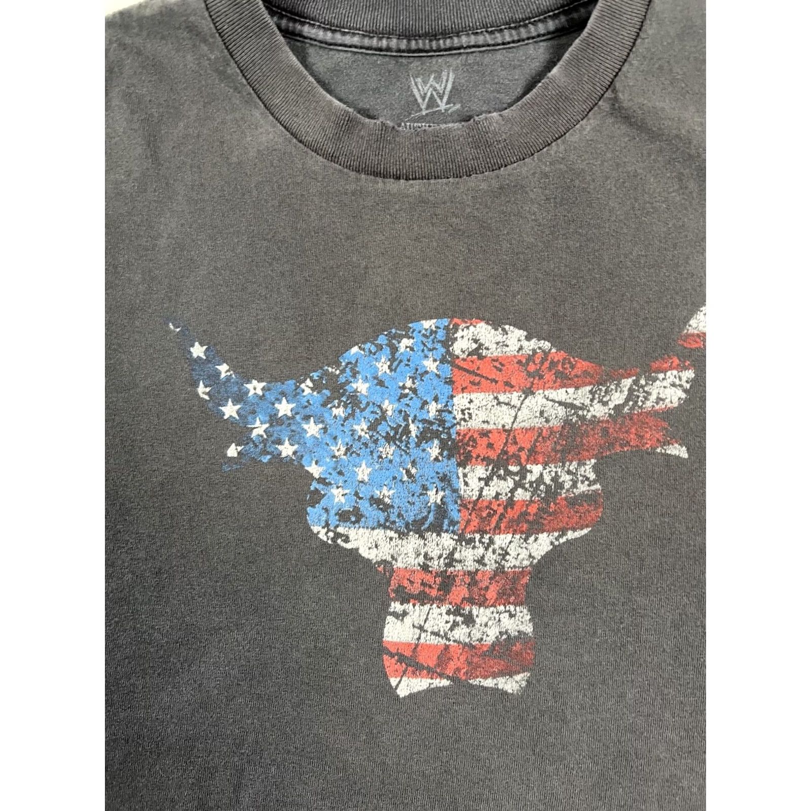 Etro VINTAGE The Rock WWE T-Shirt Mens M Black Team Bring It Flag Retro Size US M / EU 48-50 / 2 - 2 Thumbnail