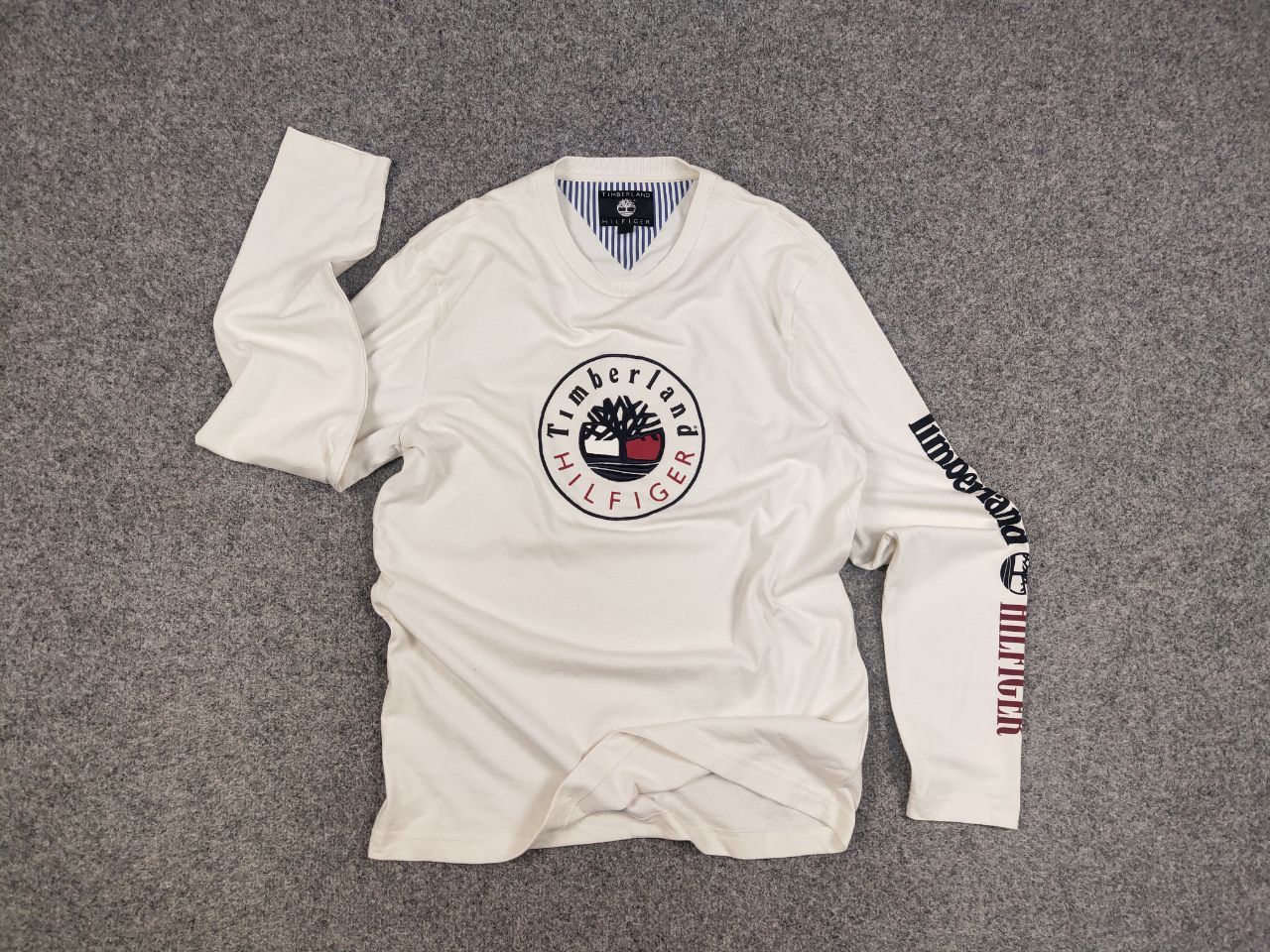 Timberland Timberland x Tommy Hilfiger White Logo long sleeve Top Size US L / EU 52-54 / 3 - 8 Thumbnail