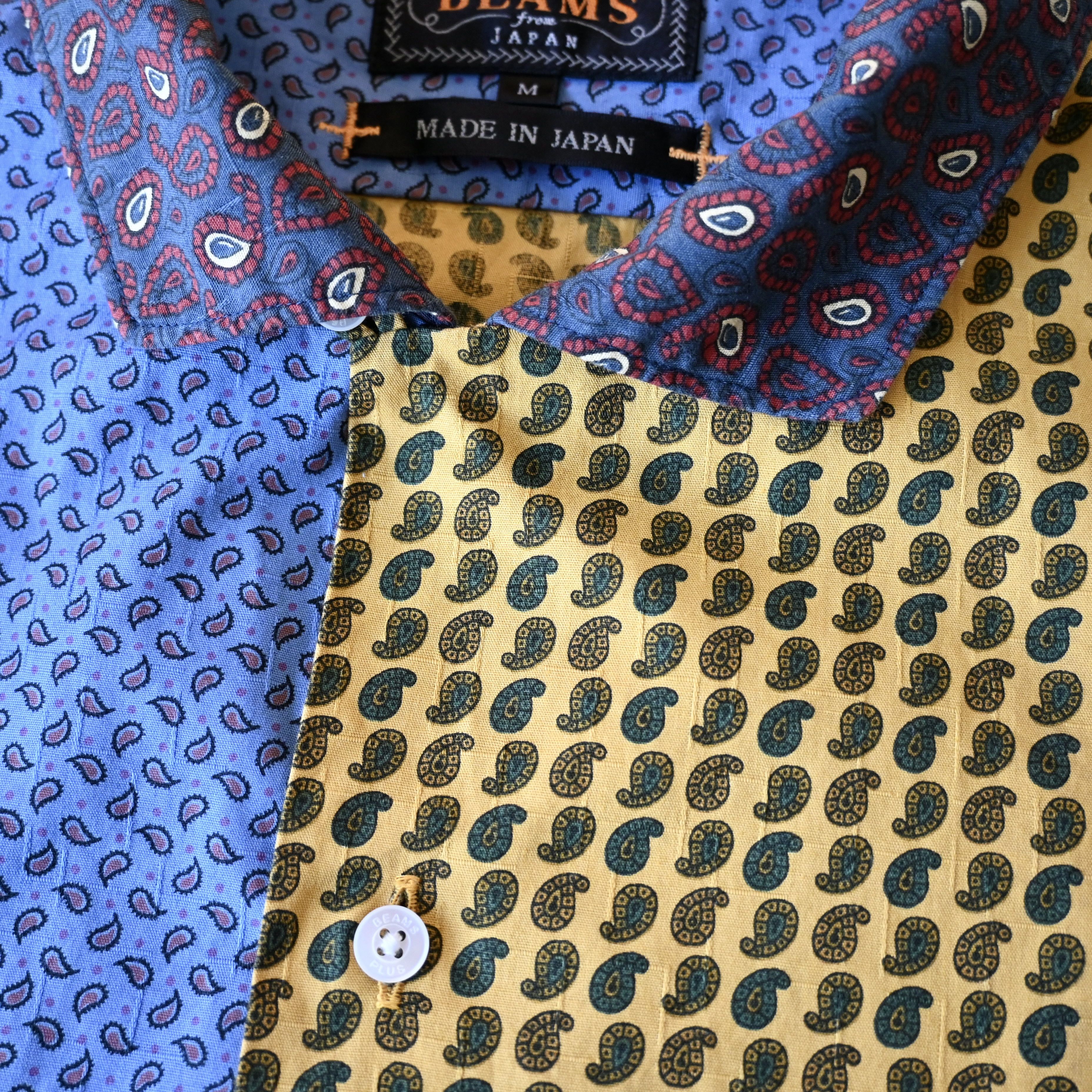 Beams Plus BEAMS Plus multicolor paisley panel open color shirt Size US M / EU 48-50 / 2 - 16 Thumbnail