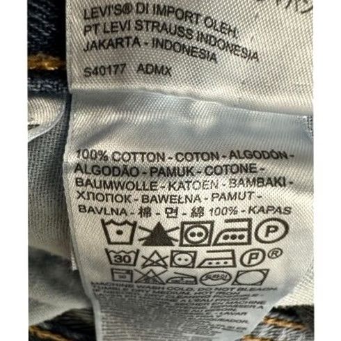 Levi's Levi's 505 Jeans Mens 36X29 Blue Distressed Regular Fit Straight Denim Jeans Regular Mens Blue 505 Straight Jeans Denim Light Distressed Size US 36 / EU 52 - 6 Thumbnail