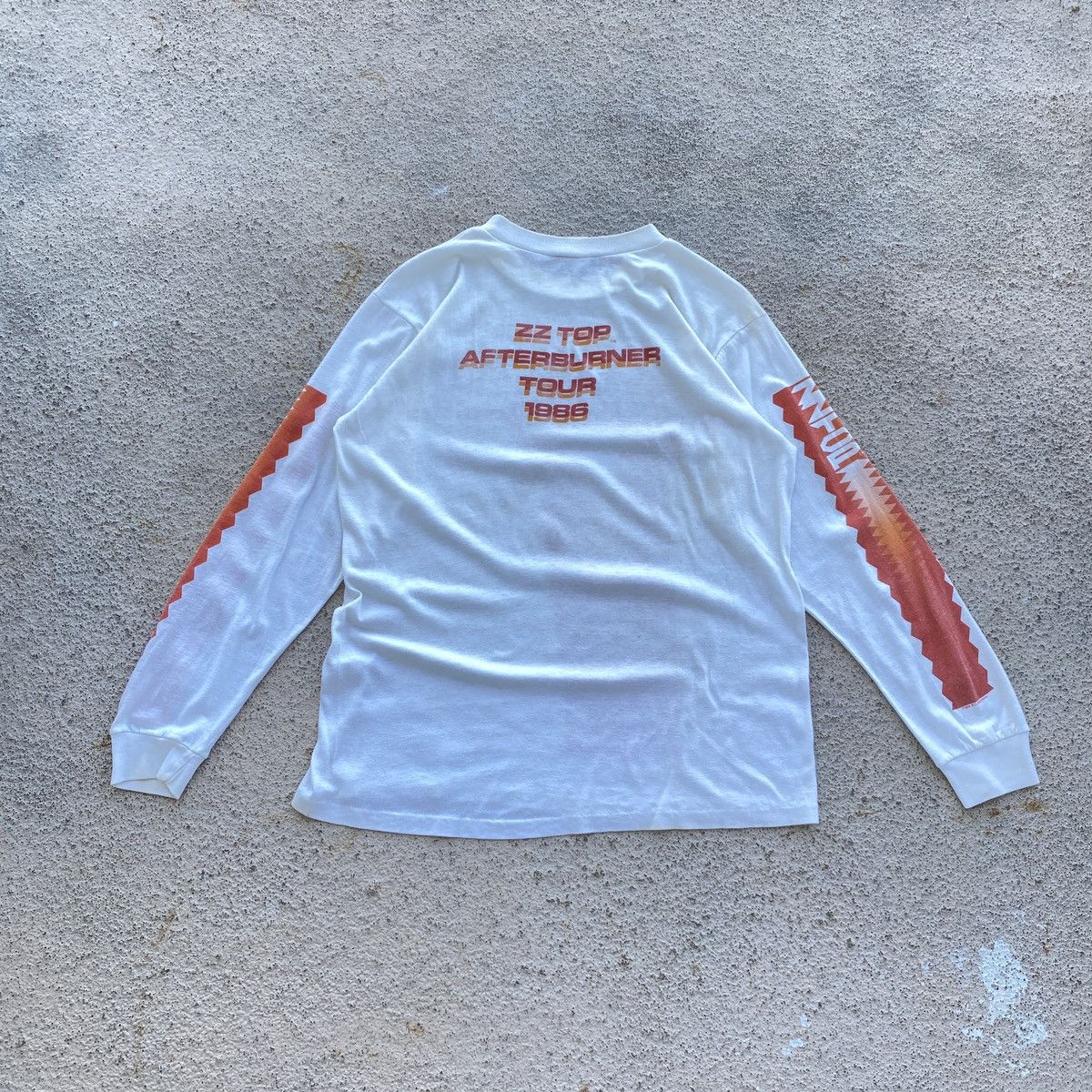 Band Tees × Vintage Vintage 1986 ZZ TOP Afterburner tour Y2K long sleeve rock Size US M / EU 48-50 / 2 - 2 Thumbnail