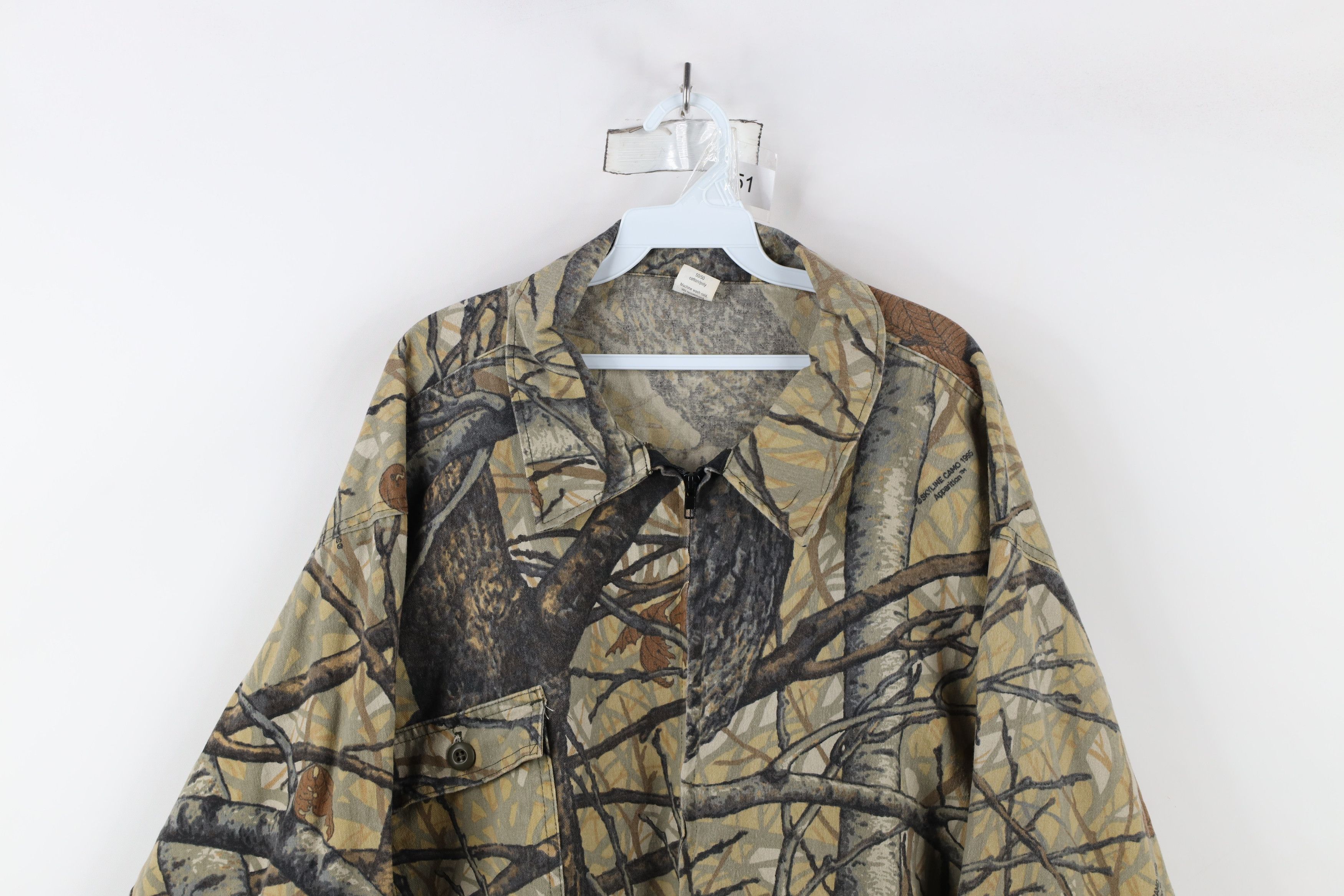 Vintage Vintage 90s Streetwear Skyline Camouflage Apparition Jacket Size US XL / EU 56 / 4 - 2 Thumbnail