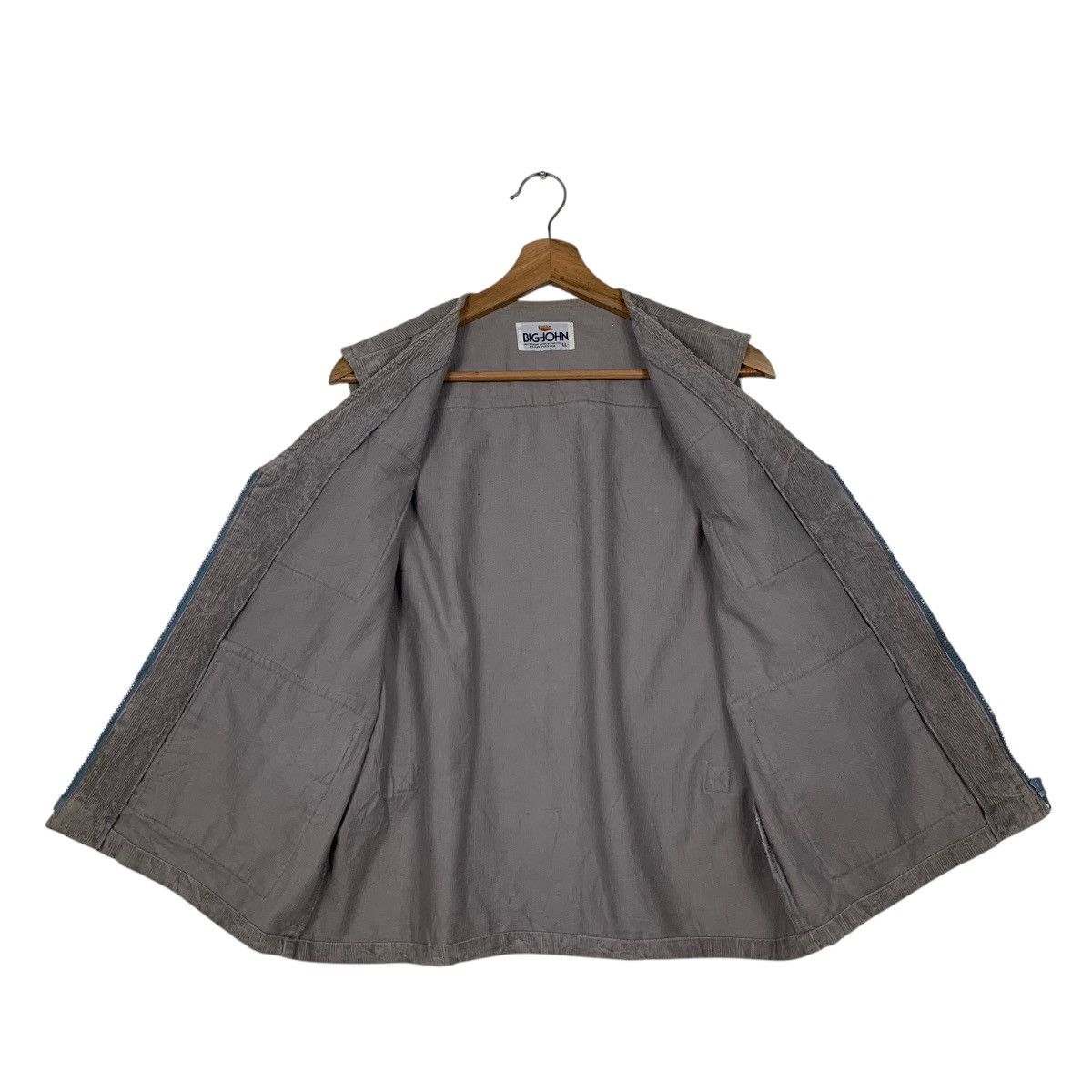 Big John Vintage 90's BIG JOHN Worker Corduroy Vest #2495-C112 Size US L / EU 52-54 / 3 - 11 Thumbnail