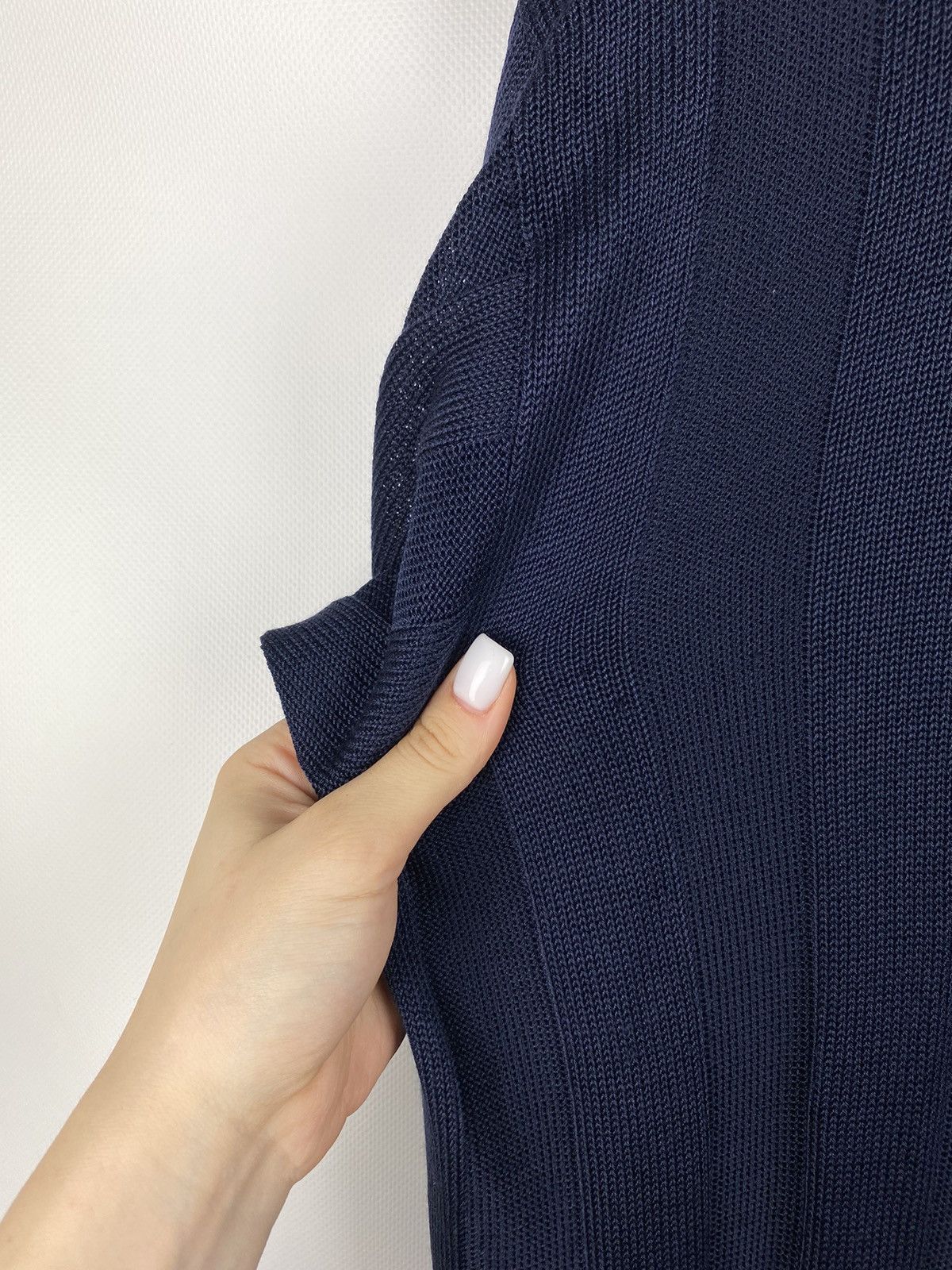 Dries Van Noten Dries Van Noten ladies silk cardigan sweater size 42 navy Size M / US 6-8 / IT 42-44 - 20 Thumbnail
