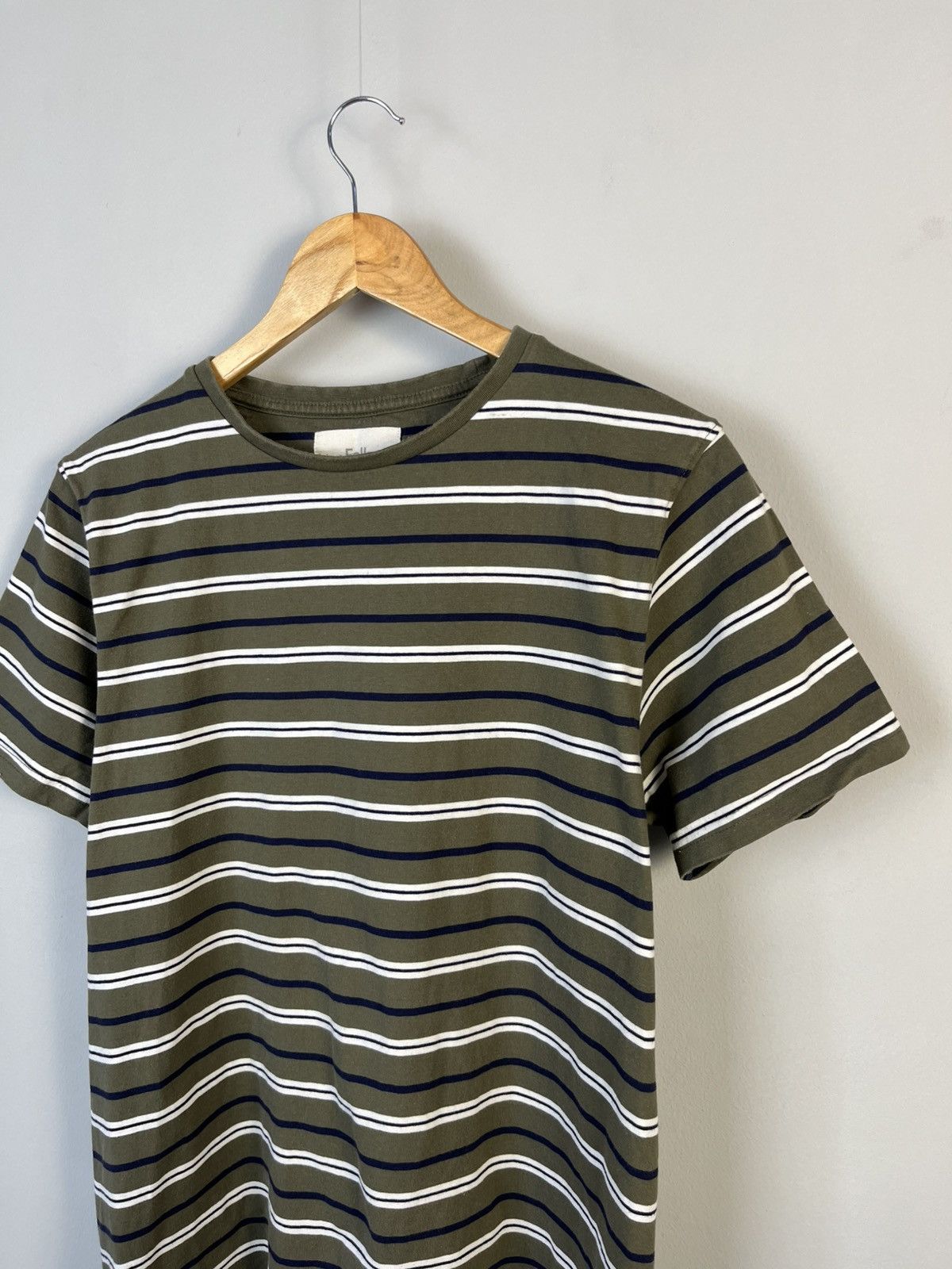 Folk Folk Striped Basic Cotton Short Sleeve Tee Shirt Size US M / EU 48-50 / 2 - 3 Thumbnail