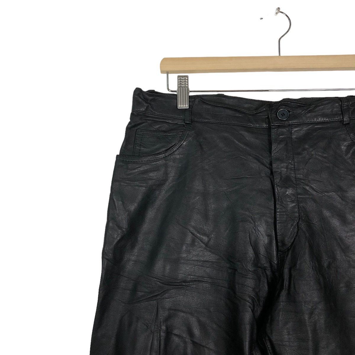 Issey Miyake 🔥90’s Riot Genuine Leather Pants C&A Issey Miyake Japan Size US 34 / EU 50 - 6 Thumbnail