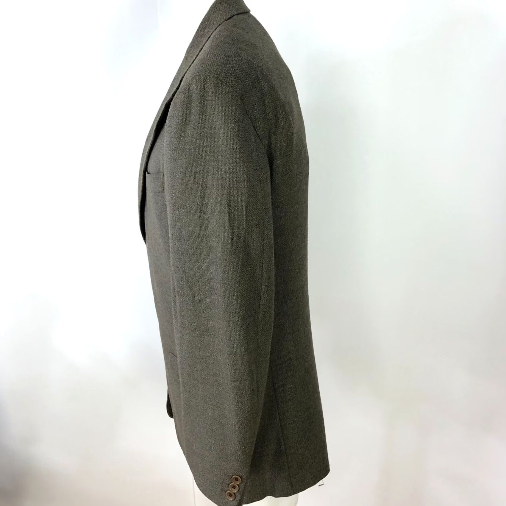 Canali Canali Sport Coat Jacket Brown 100% Wool Button Blazer Mens Regular Sized 40 MINT Size 40R - 2 Thumbnail