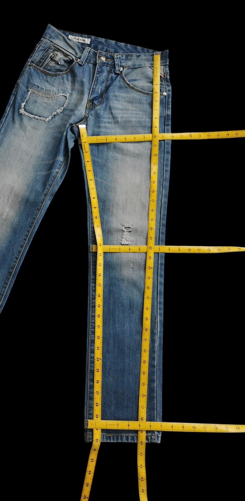 Replay We Are Replay Studd Patchwork Slim Jeans Size US 28 / EU 44 - 13 Thumbnail