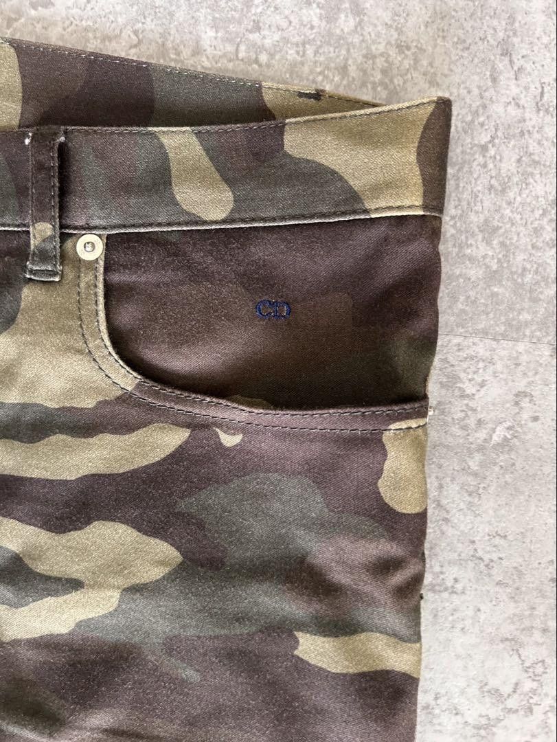 Dior Dior Homme W32 Camouflage Pants by Kris Van Assche Size US 32 / EU 48 - 3 Thumbnail