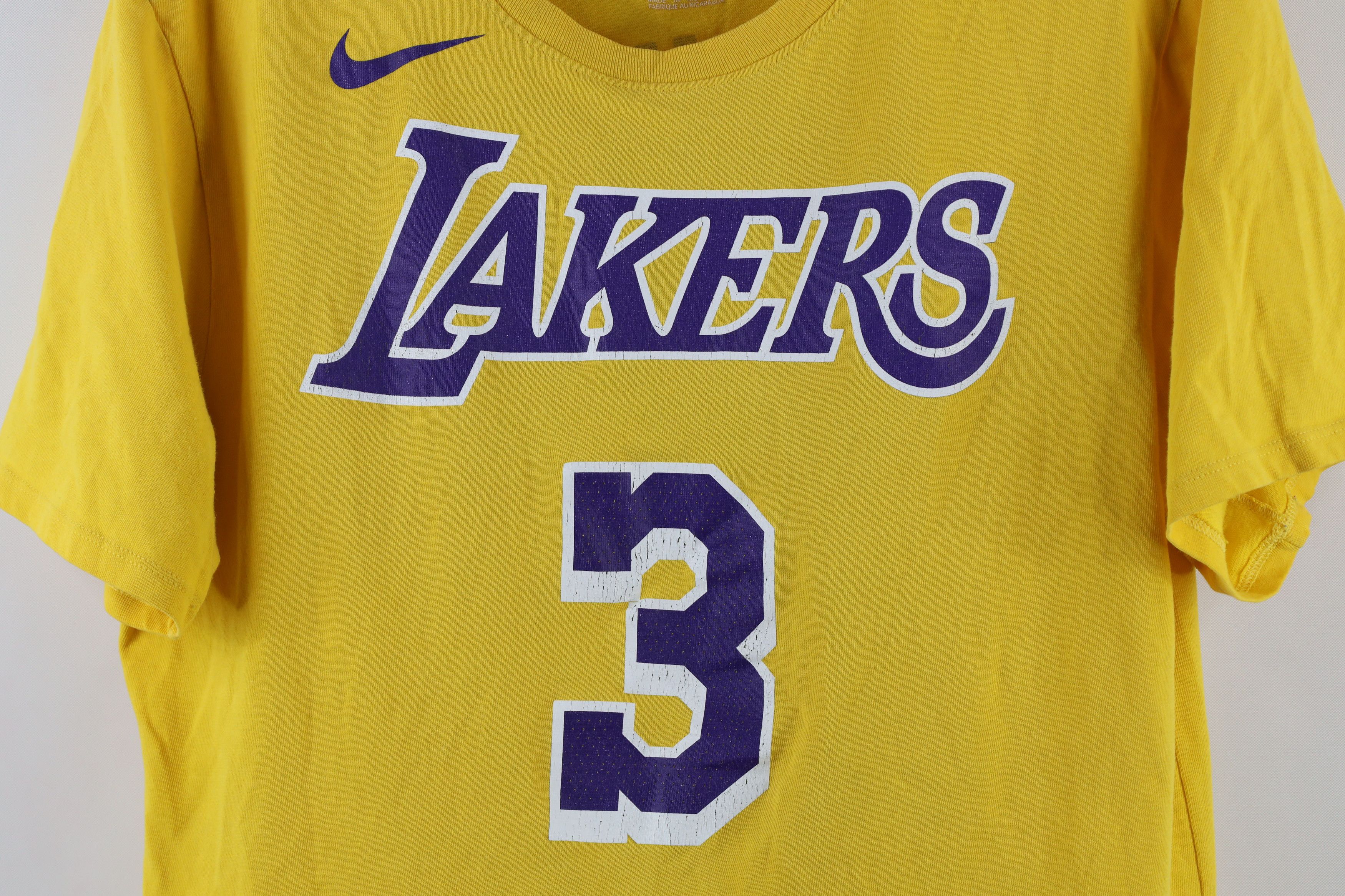 Nike × Vintage Nike Anthony Davis Los Angeles Lakers Basketball T-Shirt Size US M / EU 48-50 / 2 - 4 Thumbnail