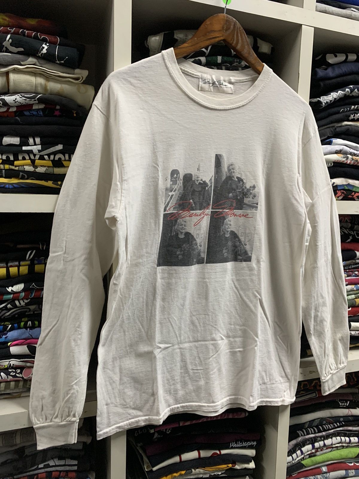 Band Tees × Vintage Vintage Marilyn Monroe white shirt Size US M / EU 48-50 / 2 - 5 Thumbnail