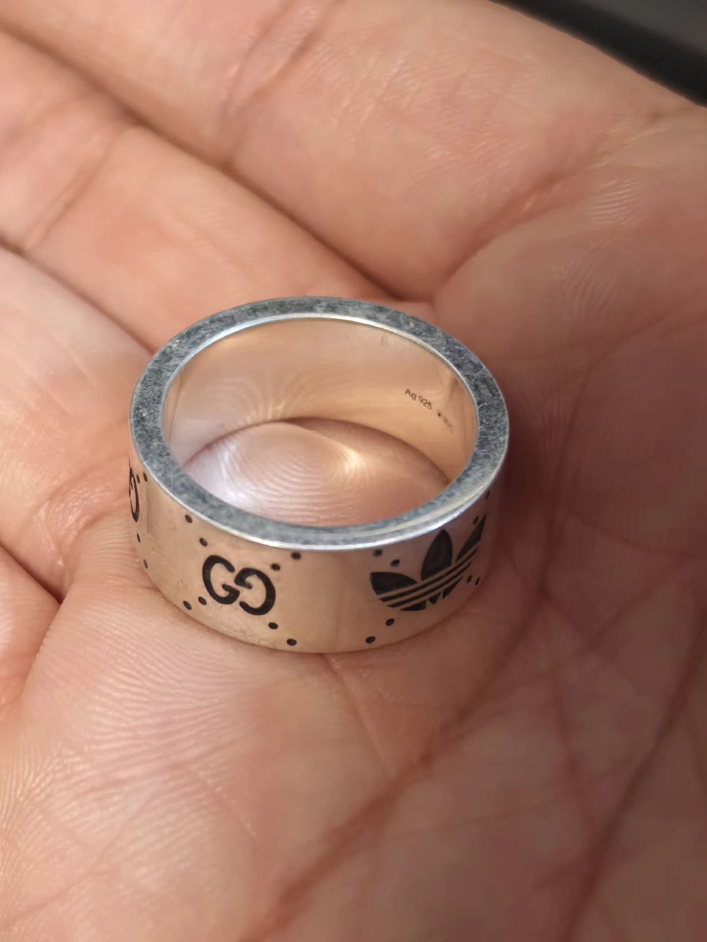 Gucci GUCCI × adidas collaboration ring Size ONE SIZE - 1 Thumbnail