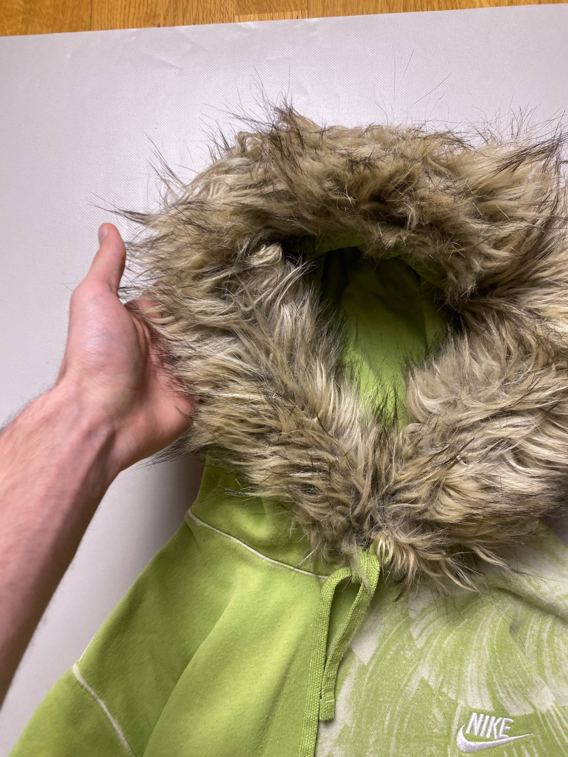 Nike Nike Y2k Fax Fur Hoodie Size US S / EU 44-46 / 1 - 4 Thumbnail