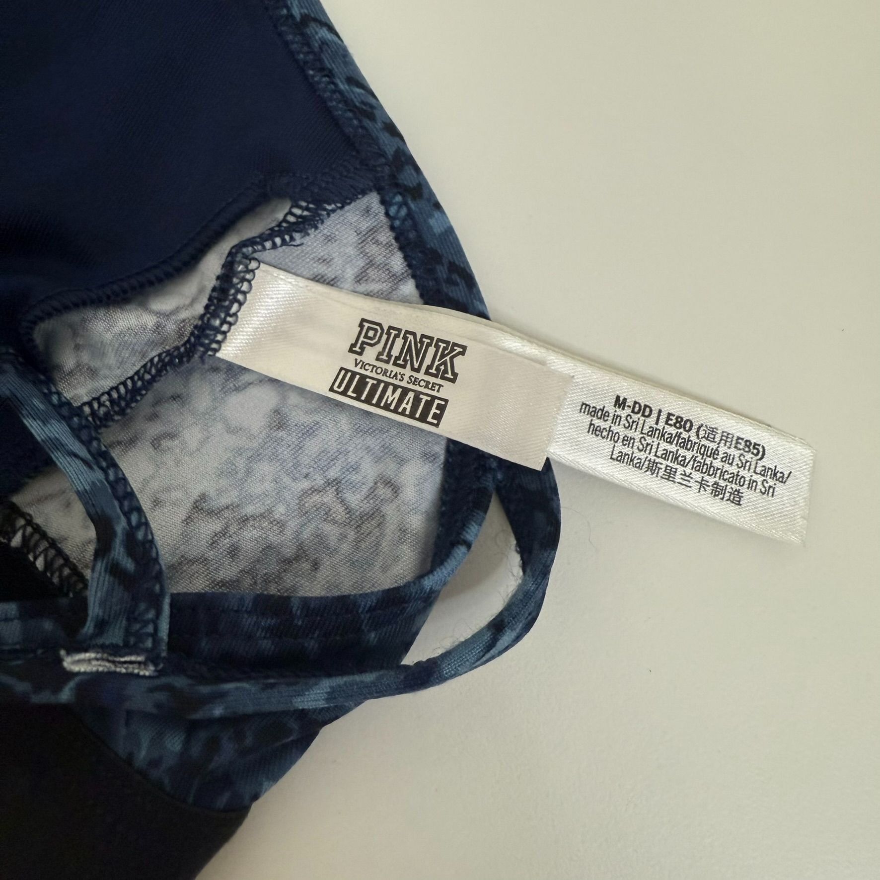Pink Pink Ultimate Victorias Secret Lightly Lined Sports Bra M-DD Size ONE SIZE - 3 Thumbnail