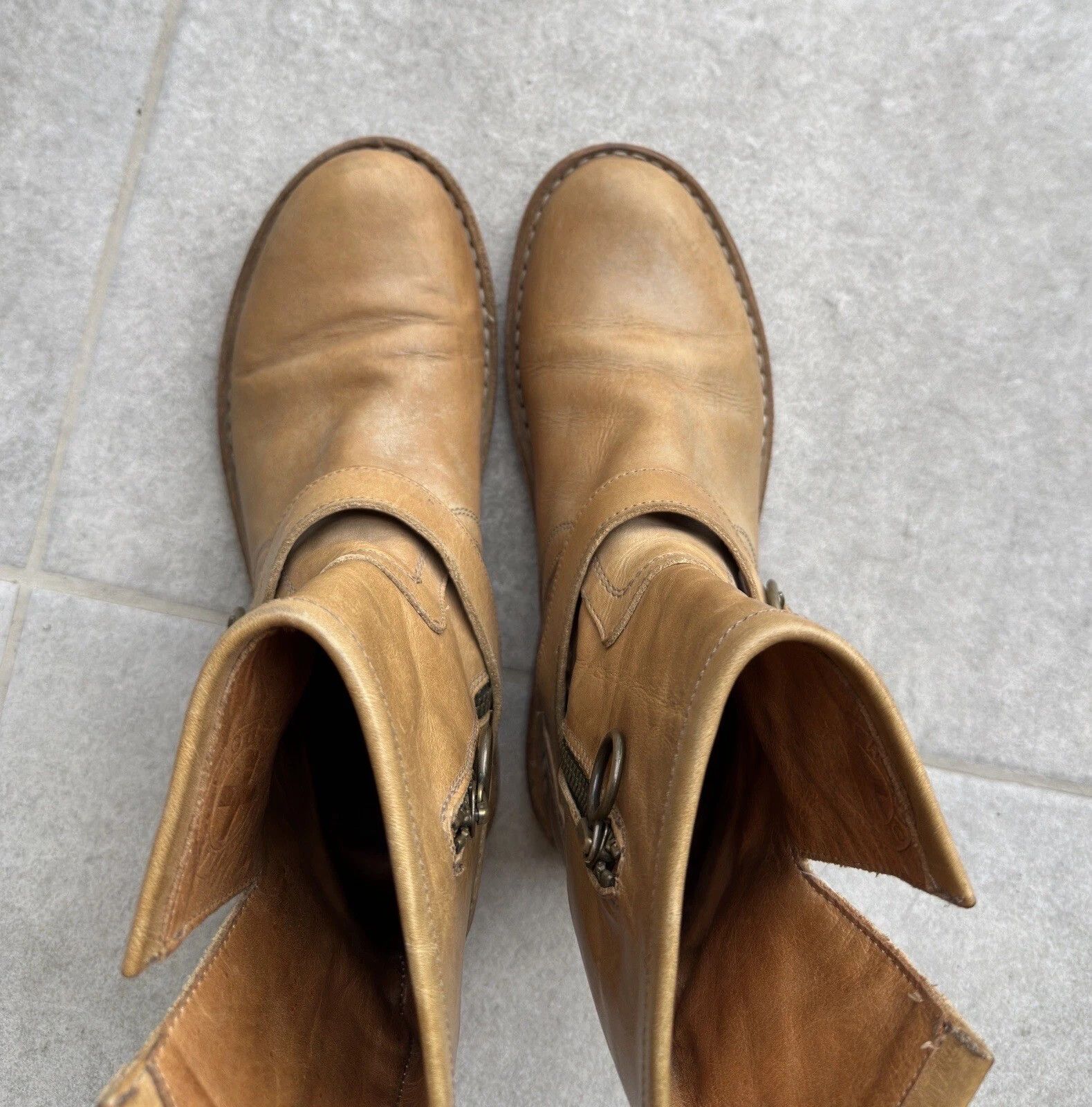 Fiorentini + Baker Fiorentini + Baker Eli Biker Moto Ankle Boots Leather 36 Size US 6 / IT 36 - 10 Thumbnail