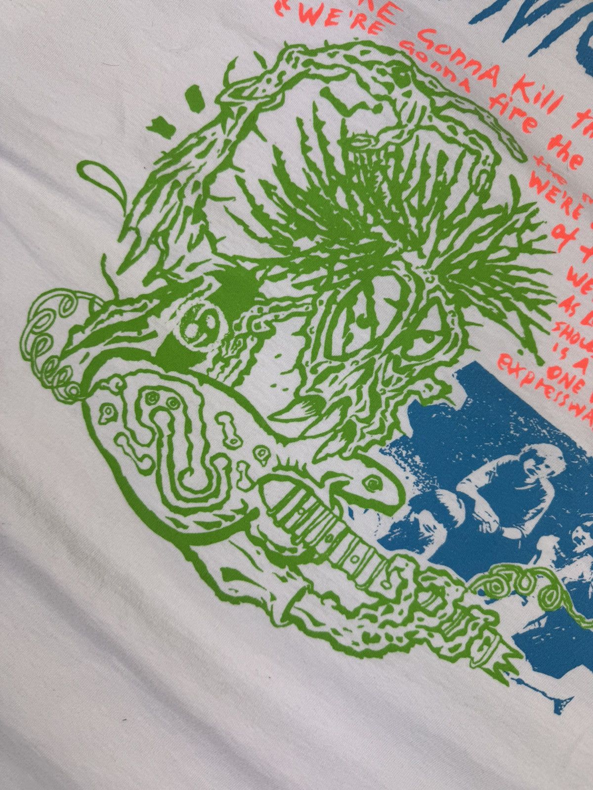 Band Tees × Vintage Rare Vintage 00s Sonic Youth express way to yr skull tee Size US XL / EU 56 / 4 - 5 Thumbnail