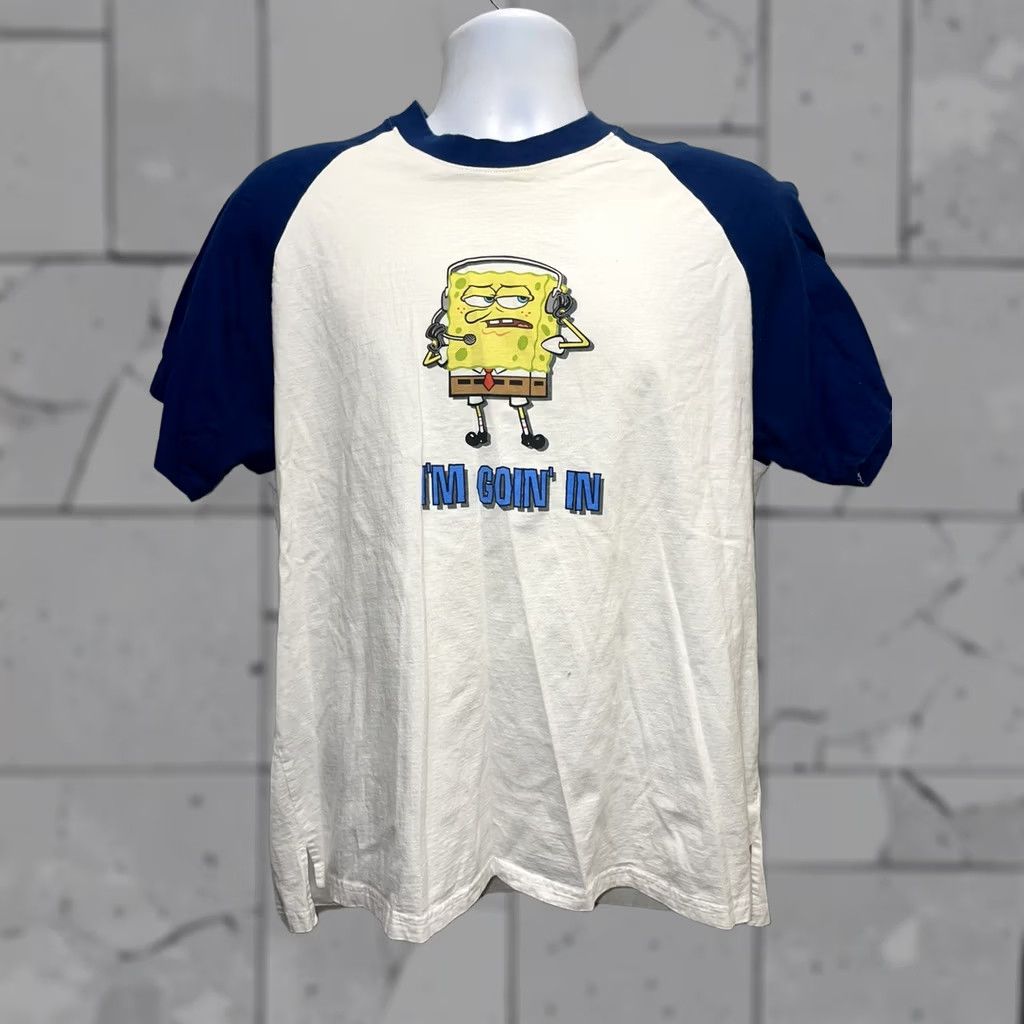 Nickelodeon VTG Nickelodeon SPONGEBOB Graphic T-Shirt Mens L White Cotton Shirt Mens L Size US L / EU 52-54 / 3 - 1 Thumbnail