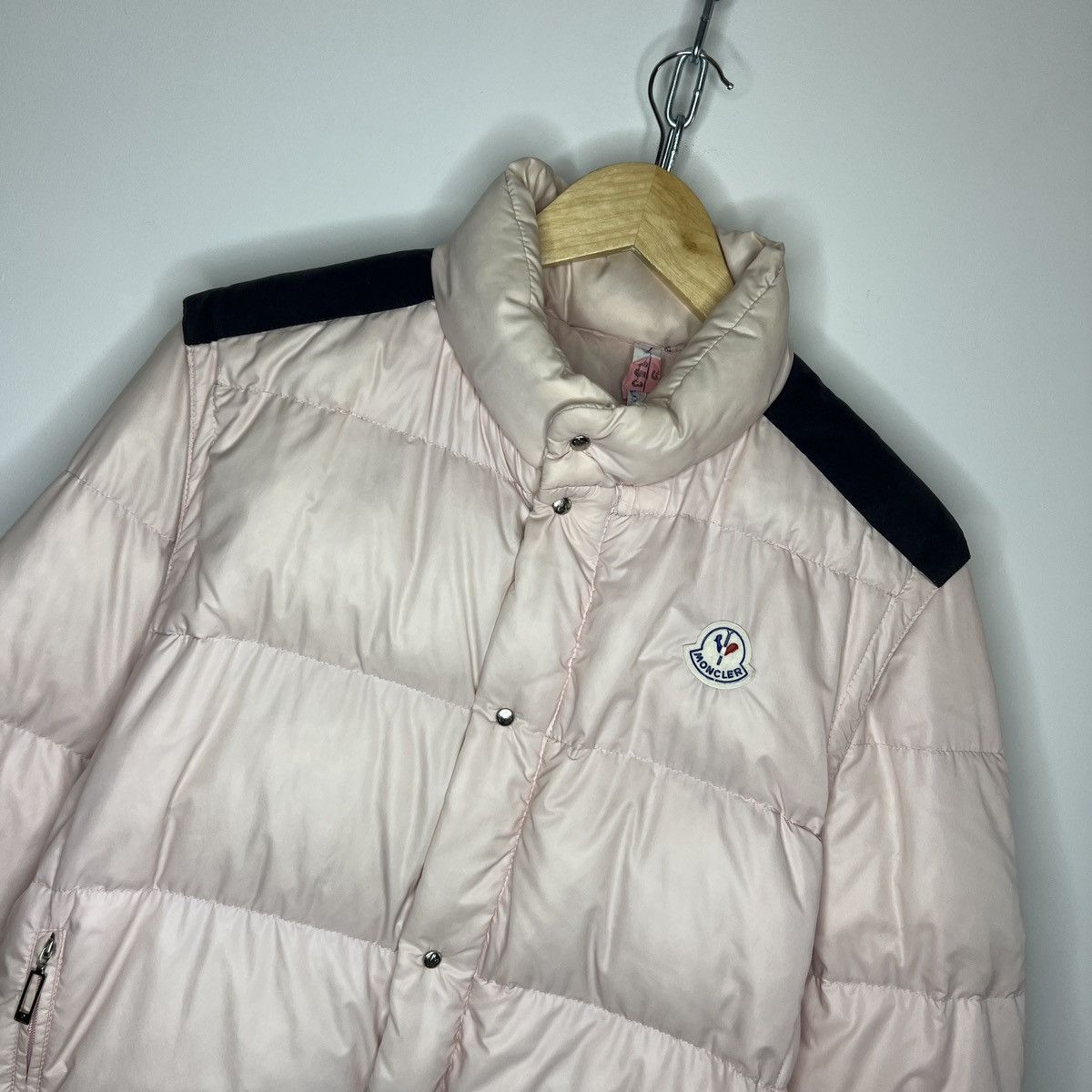 Moncler × Vintage Vintage Moncler Puffer Goose Down Jacket Pink Shiny 2in1 Size M / US 6-8 / IT 42-44 - 4 Thumbnail
