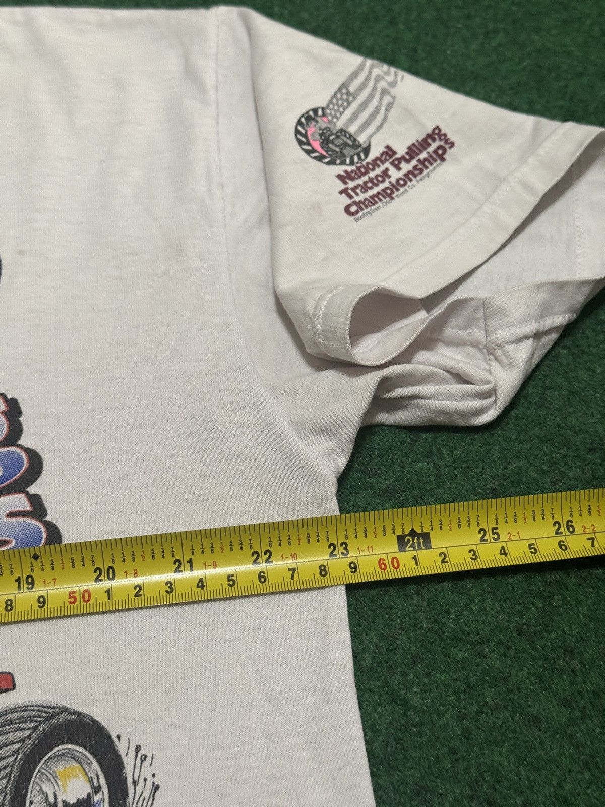 Vintage Tractor Pulling Championship 90s Nationals 23x28 T Shirt Size US XL / EU 56 / 4 - 7 Thumbnail