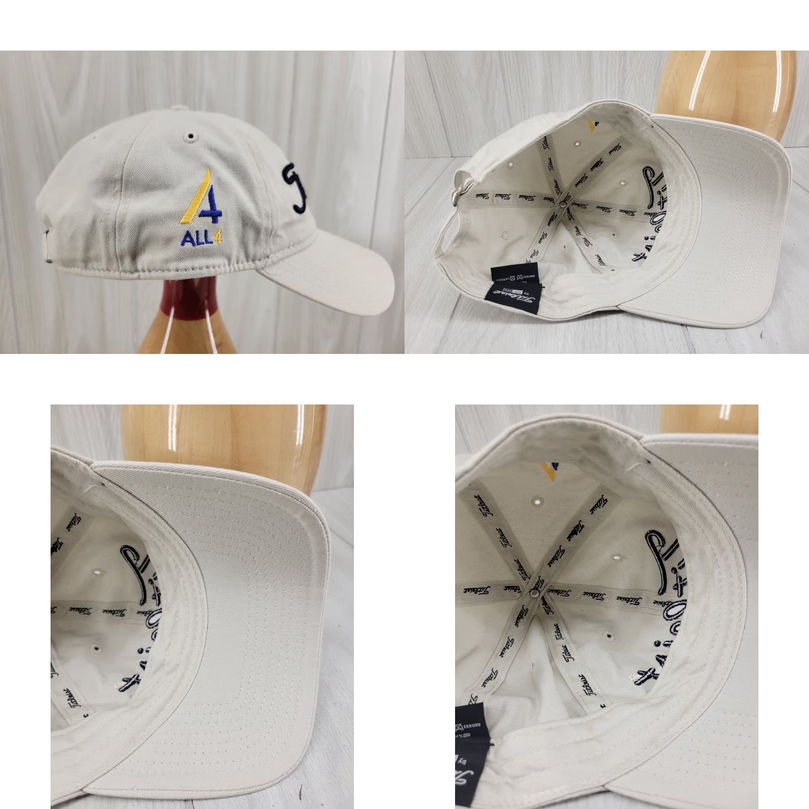 Titleist Titleist Golf Hat Cap Khaki Tan All4 Men One Size Khaki Logo Classic Vintage: No (adapted within constraints) Size ONE SIZE - 8 Thumbnail