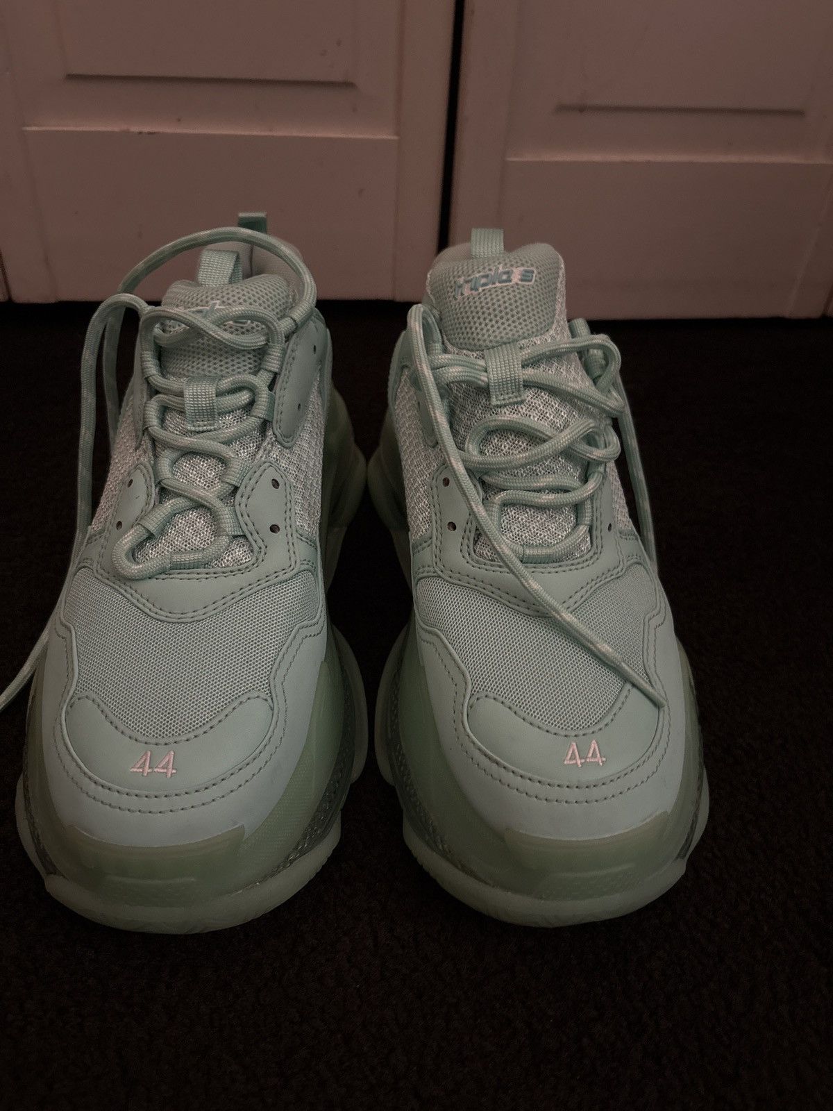 Balenciaga Triple S Mint green