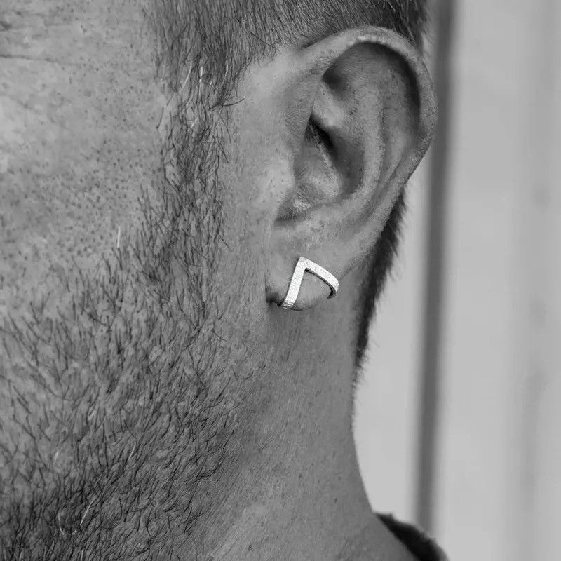 Jewelry × Vintage Men Earring Studs Size ONE SIZE - 4 Thumbnail
