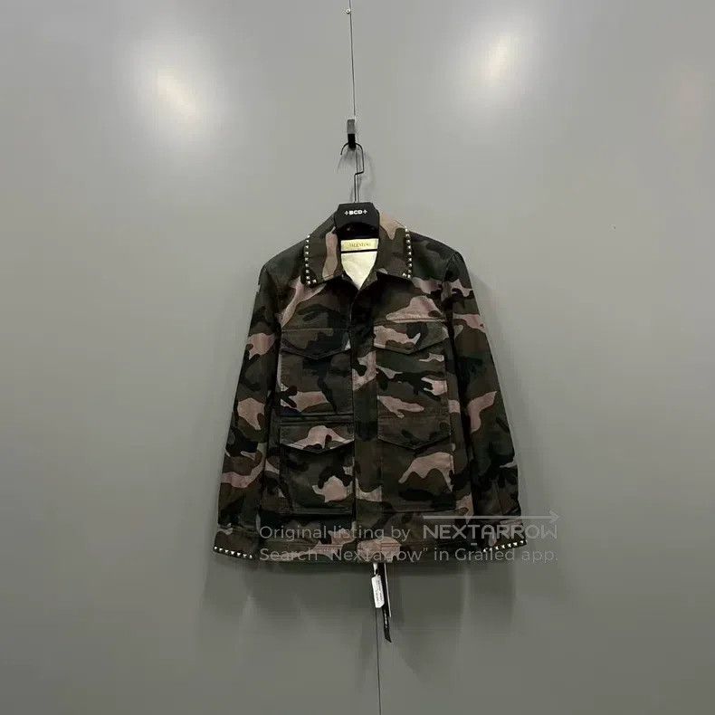 Valentino Valentino Camouflage riveted cargo coat Size US S / EU 44-46 / 1 - 1 Thumbnail