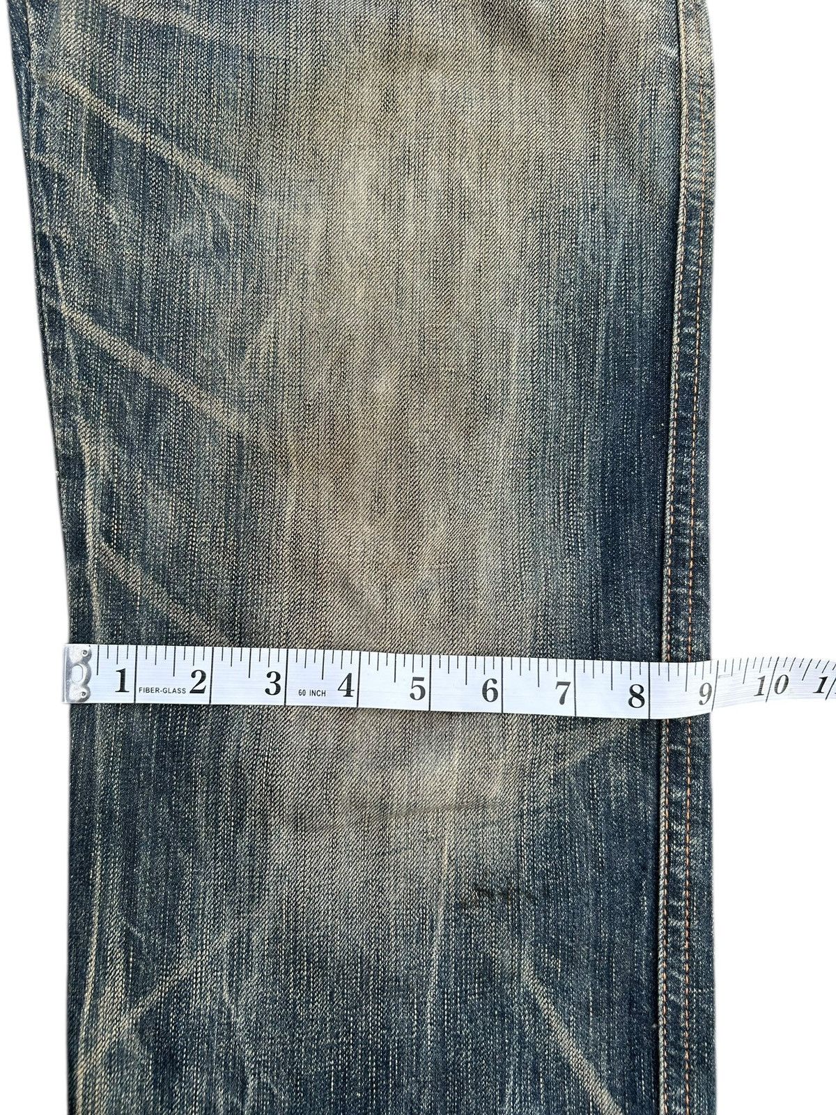 Kapital Vintage Edwin Rusty Mudwash Distressed Denim Jeans Size US 32 / EU 48 - 22 Thumbnail