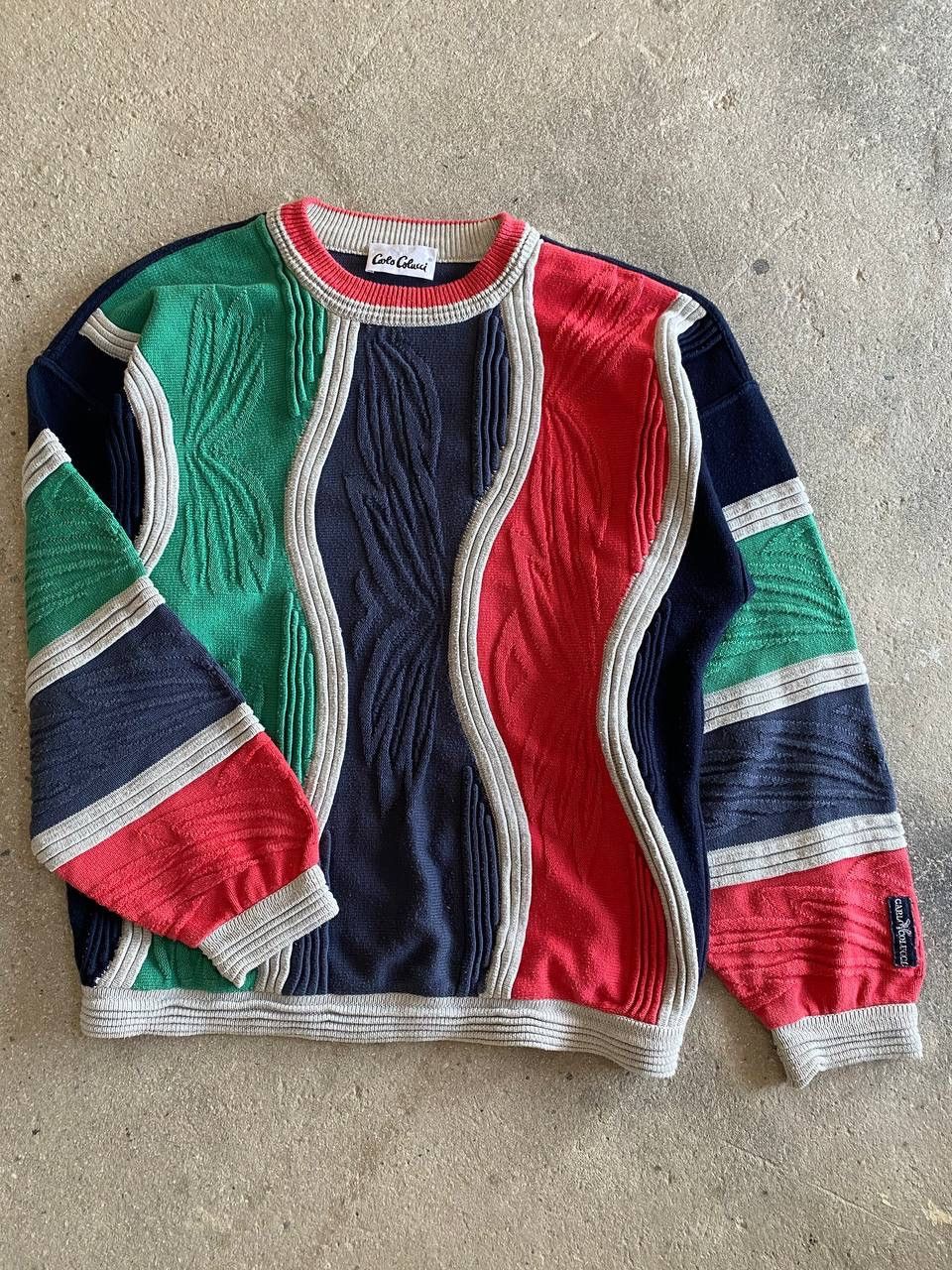 Vintage CARLO COLUCCI sweater COOGI style sweatshirt M