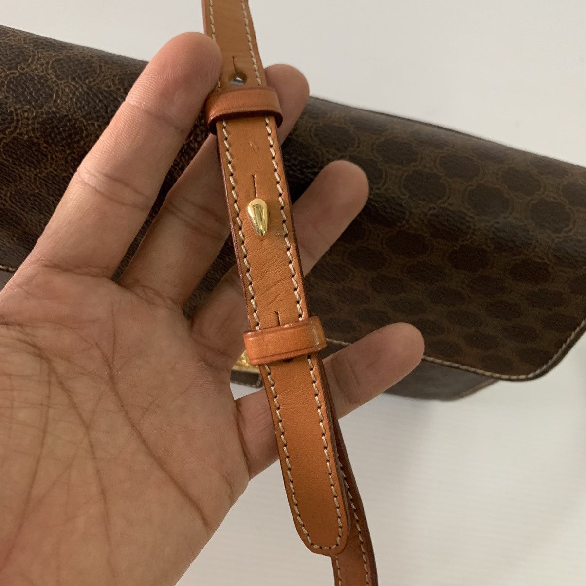 Celine Celine Box Monogram Vintage Sling Shoulder Bag Size ONE SIZE - 17 Thumbnail