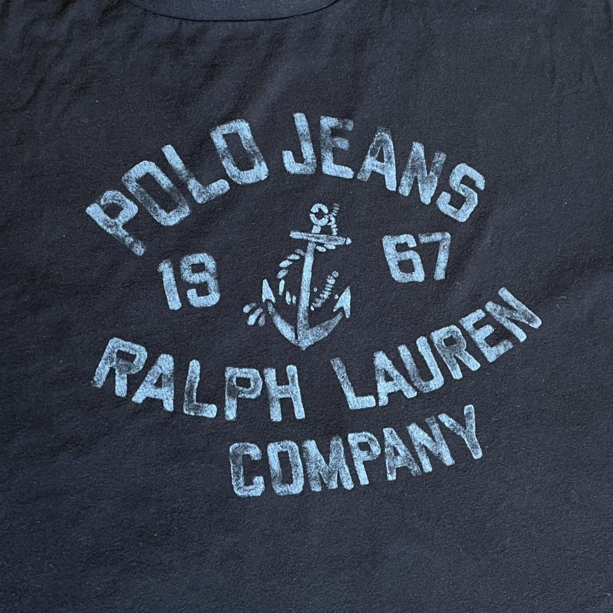 Polo Ralph Lauren Vintage 2000s Polo Jeans Ralph Lauren Company Logo Tee Shirt Size US L / EU 52-54 / 3 - 4 Thumbnail