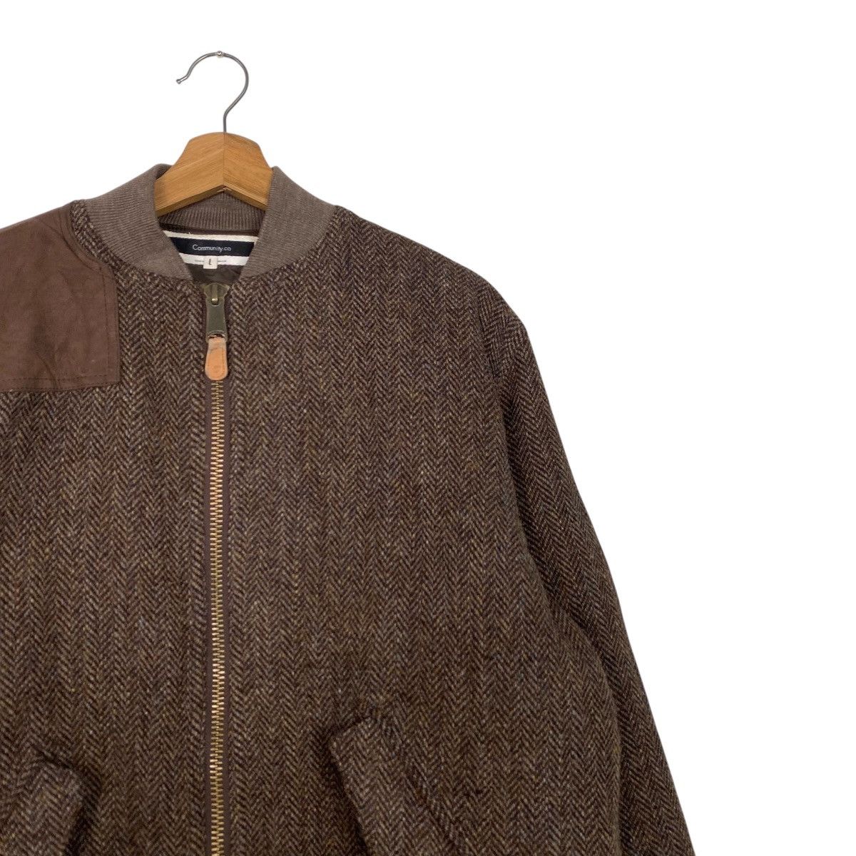 Harris Tweed Harris Tweed X community co bomber jacket Size US L / EU 52-54 / 3 - 5 Thumbnail