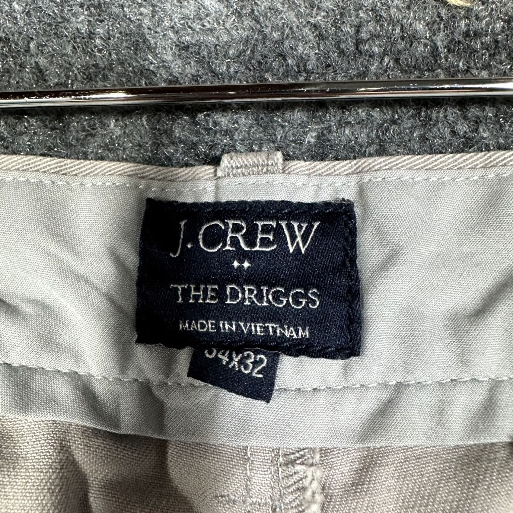 J.Crew J.CREW Pants Mens 34 Cotton Chino Beige Flat Front Pockets Straight Leg Classic Modern Women? No, Mens Size US 34 / EU 50 - 4 Thumbnail