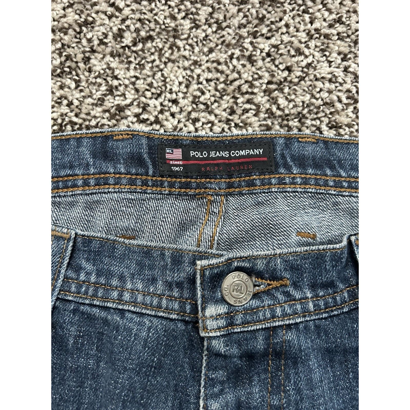 Polo Ralph Lauren Vintage Y2K Ralph Lauren baggy denim Size US 34 / EU 50 - 3 Thumbnail