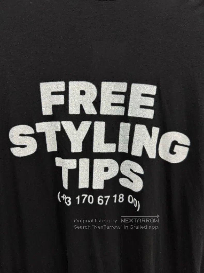 Balenciaga Balenciaga Phone Number Black Letter Printed Long-sleeve Size US S / EU 44-46 / 1 - 3 Thumbnail